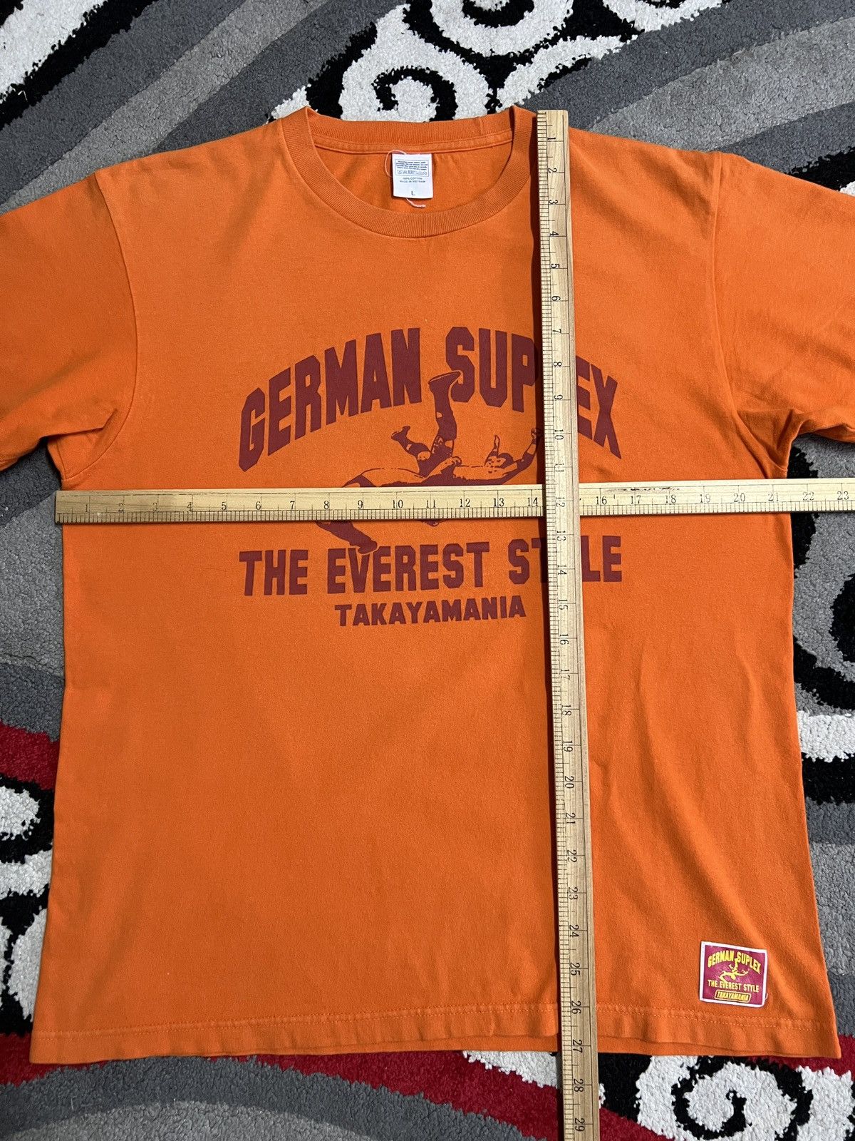 Japanese Brand Takayamania German Suplex Wrestling T-shirt Size US L / EU 52-54 / 3 - 9 Thumbnail