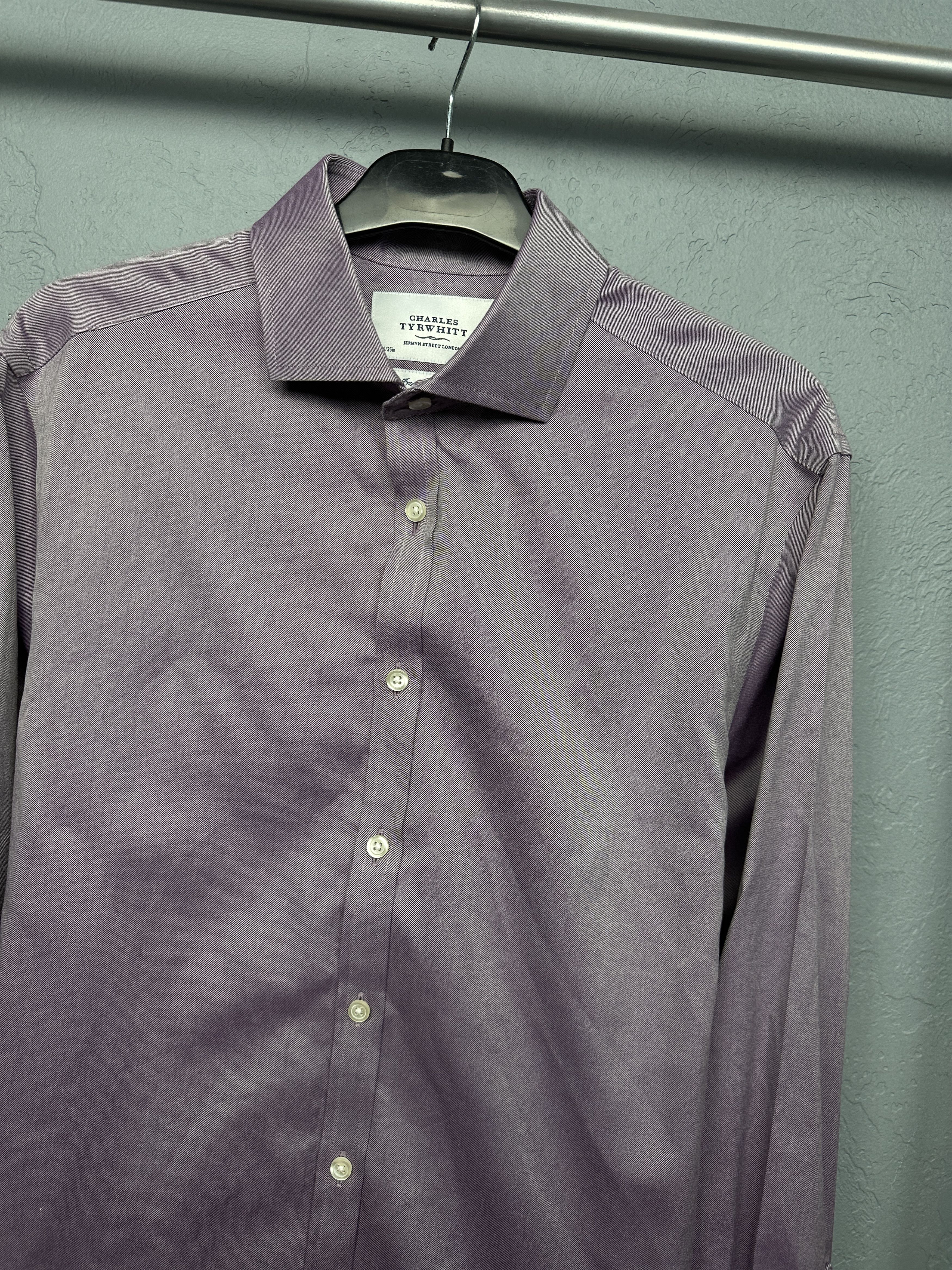 Charles Tyrwhitt Charles Tyrwhitt Mens Long Sleeve Shirt Size US L / EU 52-54 / 3 - 2 Thumbnail