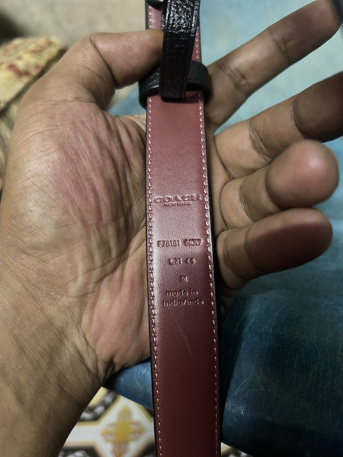 Coach Coach Horse And Carriage Leather Belt Size ONE SIZE - 8 Thumbnail