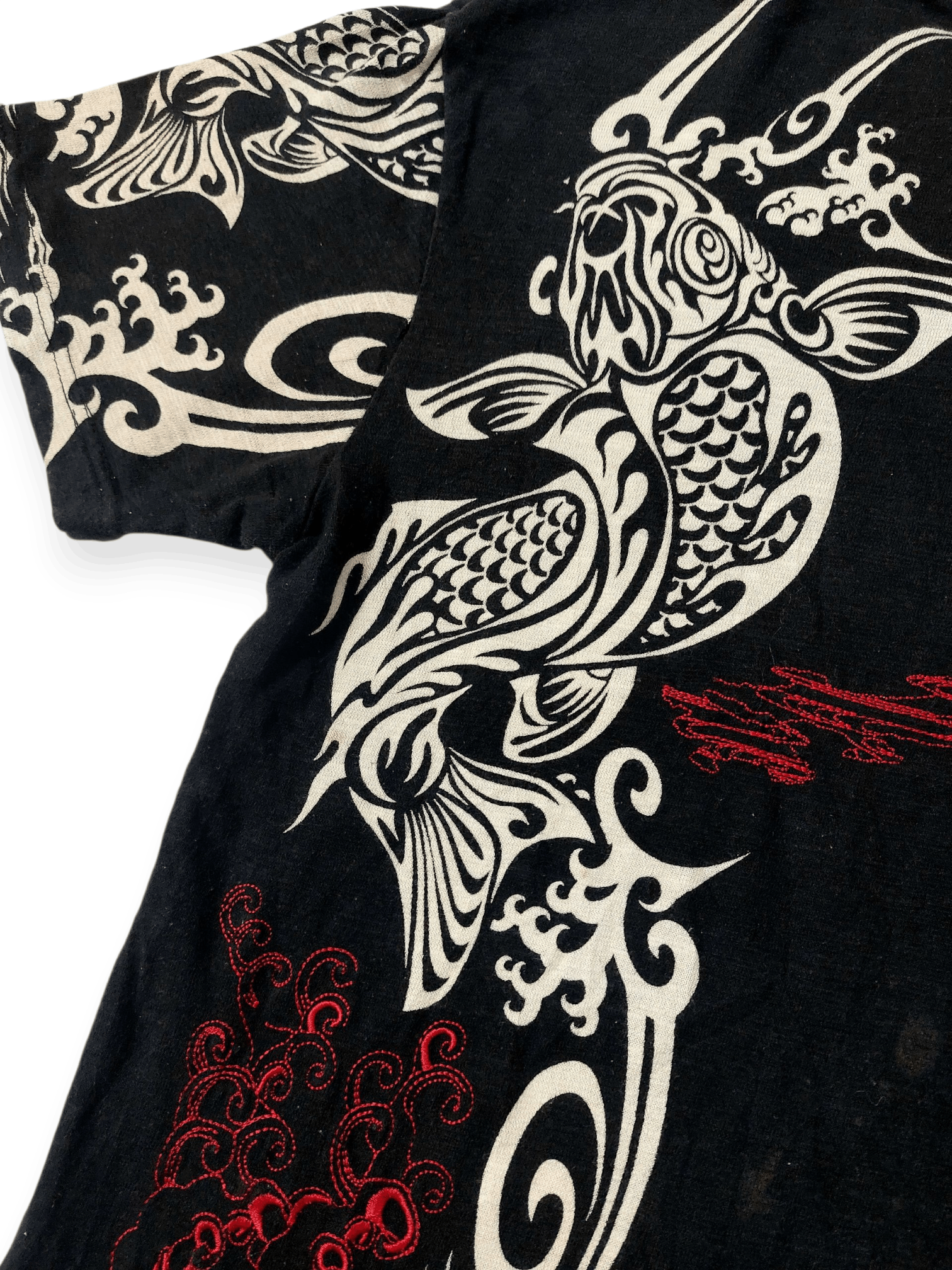 Vintage Japanese Culture 'Koi Fish' Karakuri Tamashi Style Size US L / EU 52-54 / 3 - 11 Thumbnail