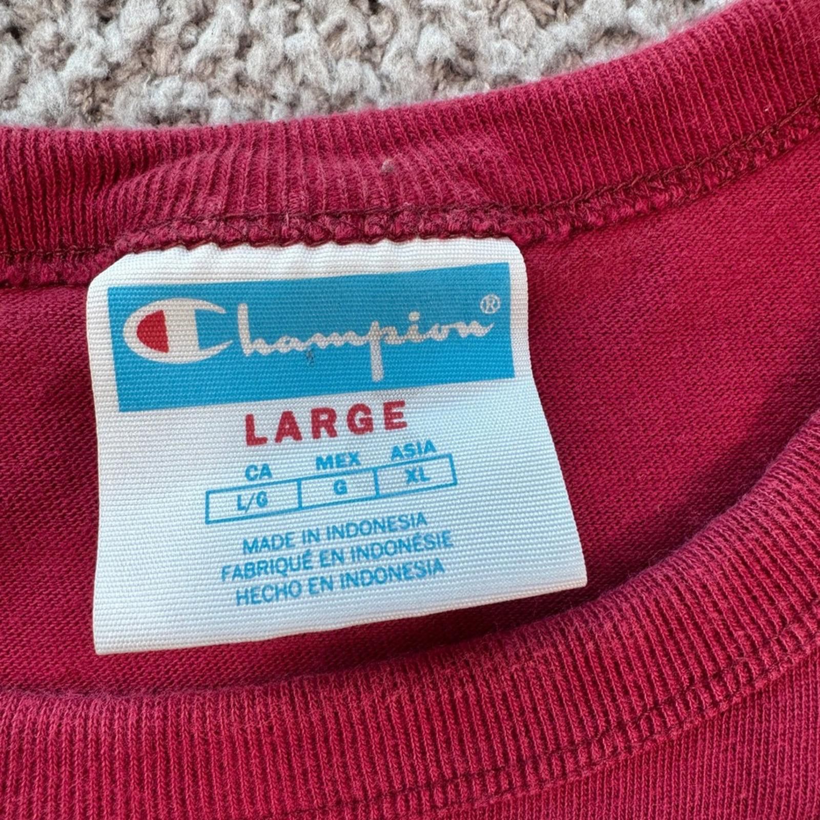 Champion Champion T Shirt Men L Red Graphic Short Sleeve Crewneck Tee Size US L / EU 52-54 / 3 - 4 Thumbnail