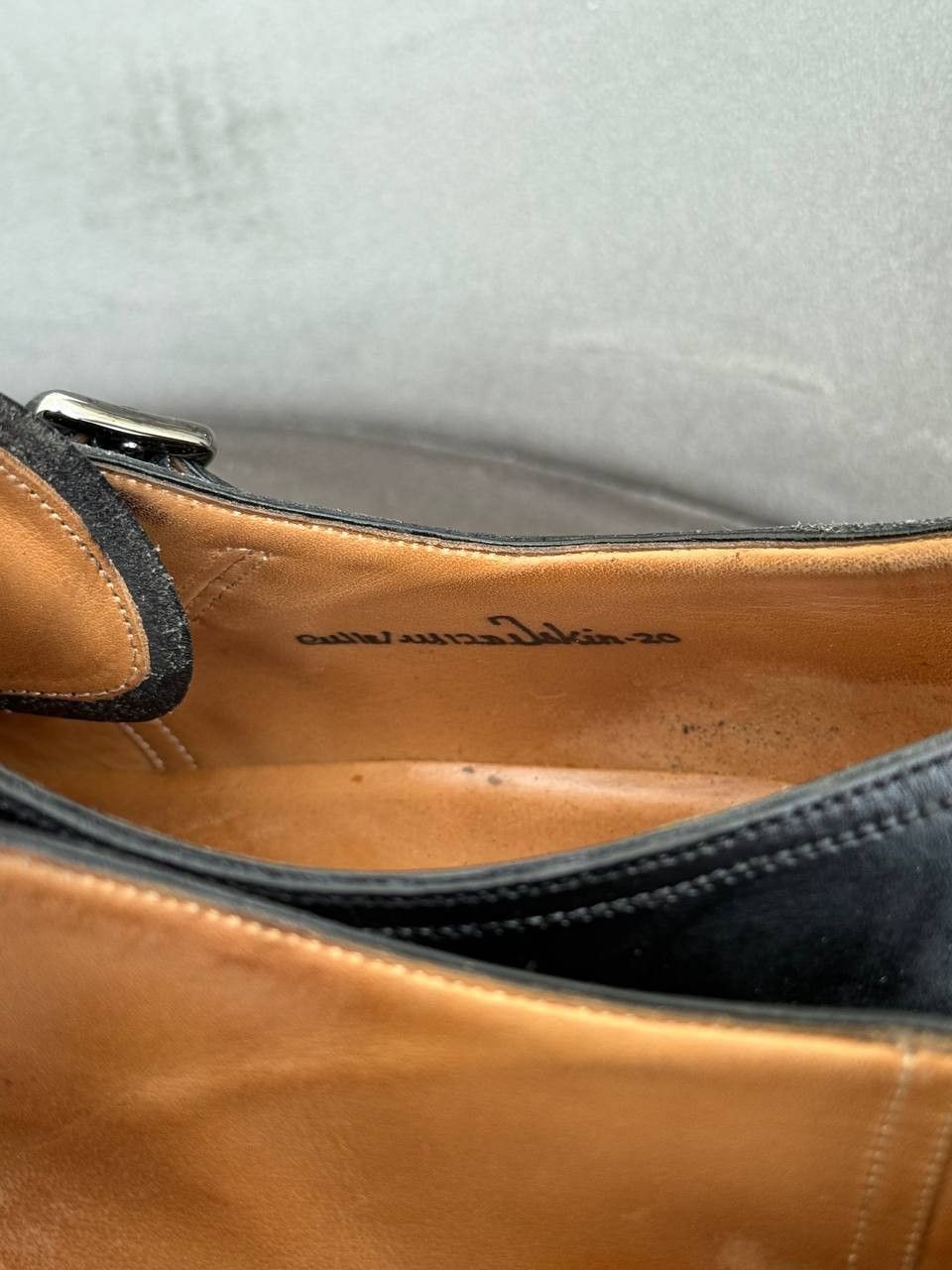 Bally Bally Scardino mens Black Leather Monks monk strap Loafers Size US 11.5 / EU 44-45 - 11 Thumbnail