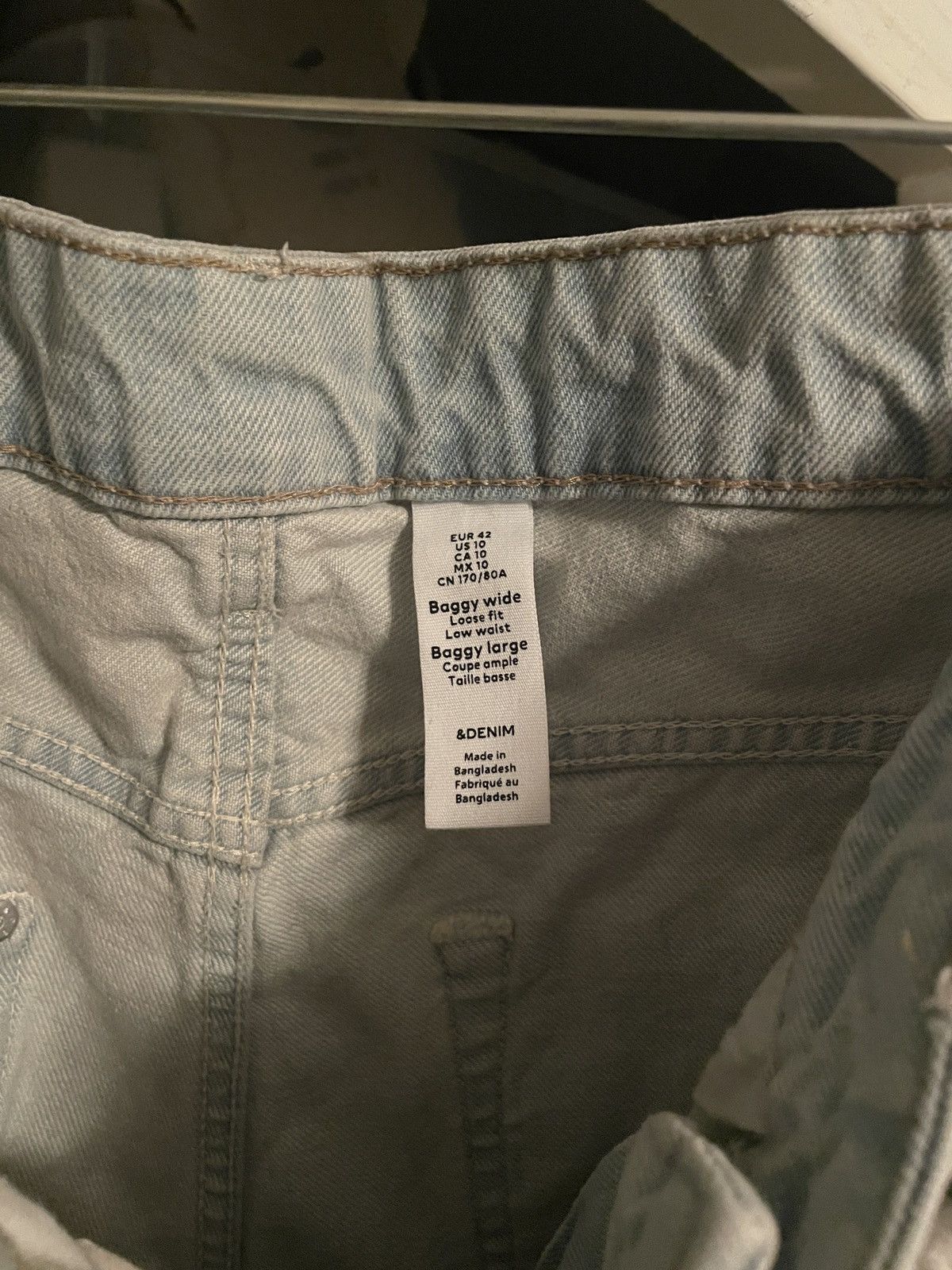 Other &Denim Light Wash Baggys Size US 34 / EU 50 - 2 Thumbnail