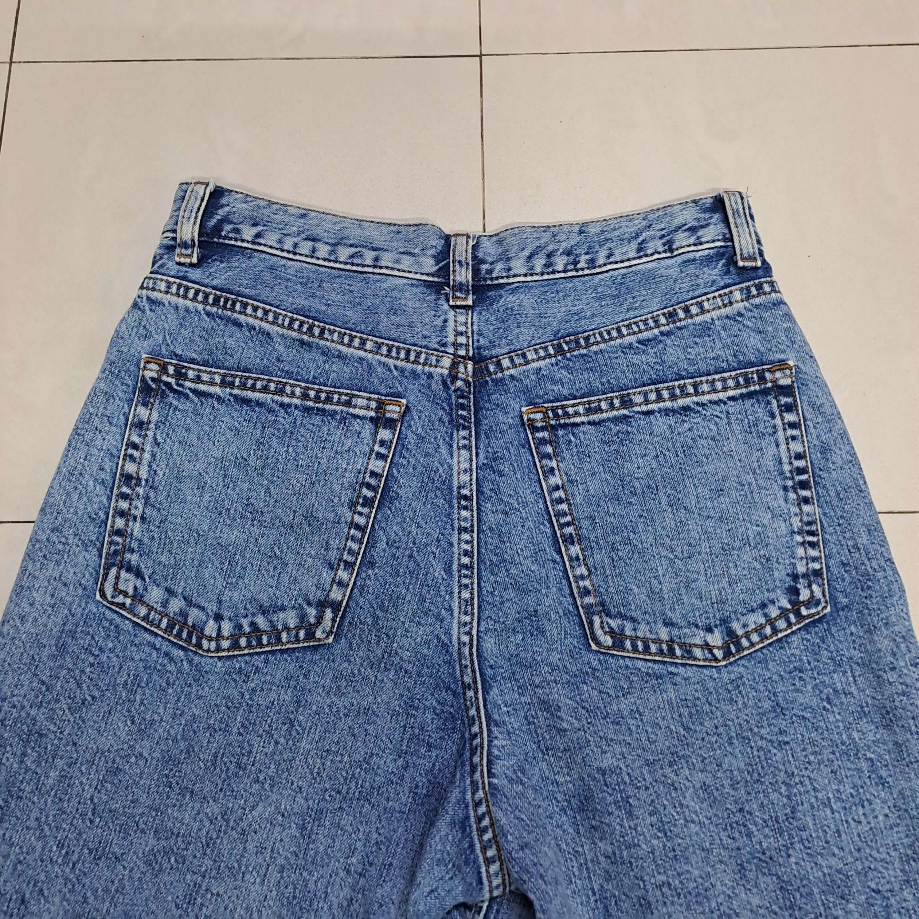 GU GU Acid Washed Baggy/Balloon Jeans Size 28" / US 6 / IT 42 - 8 Thumbnail