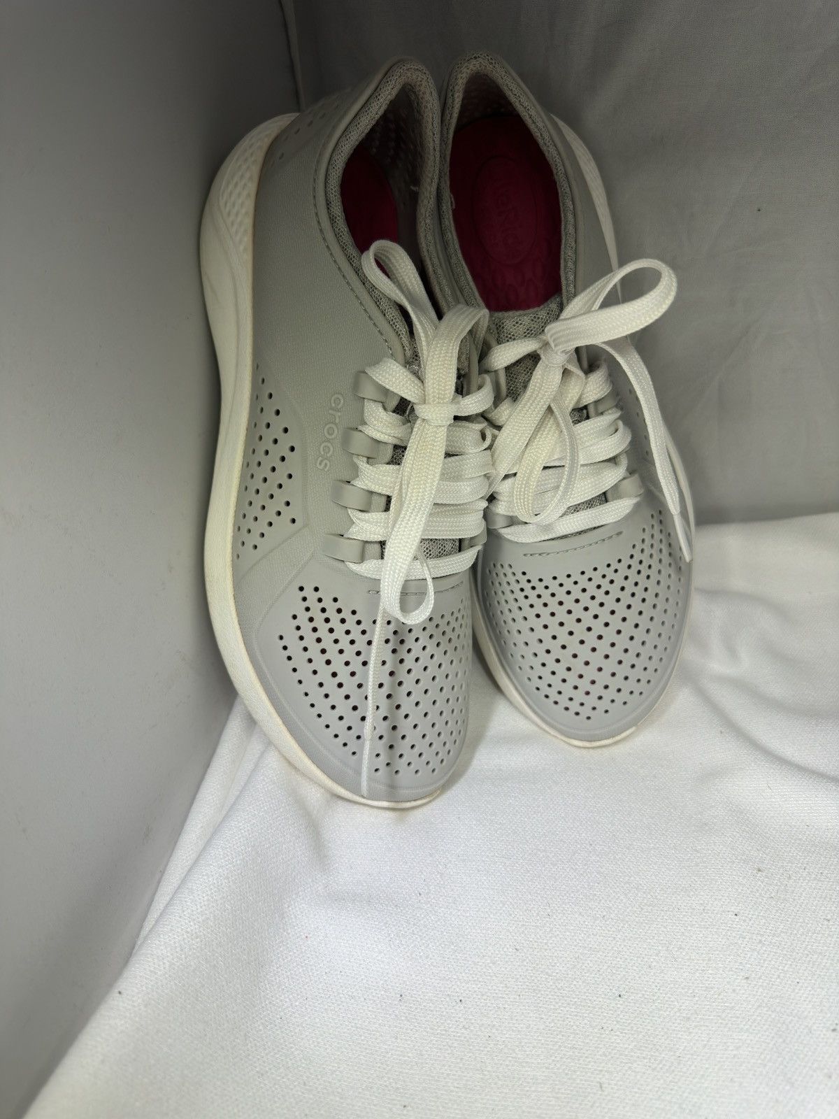 Crocs PreOwned Crocs LiteRide Shoes Gray Women’s 8 Size US 8 / IT 38 - 6 Thumbnail