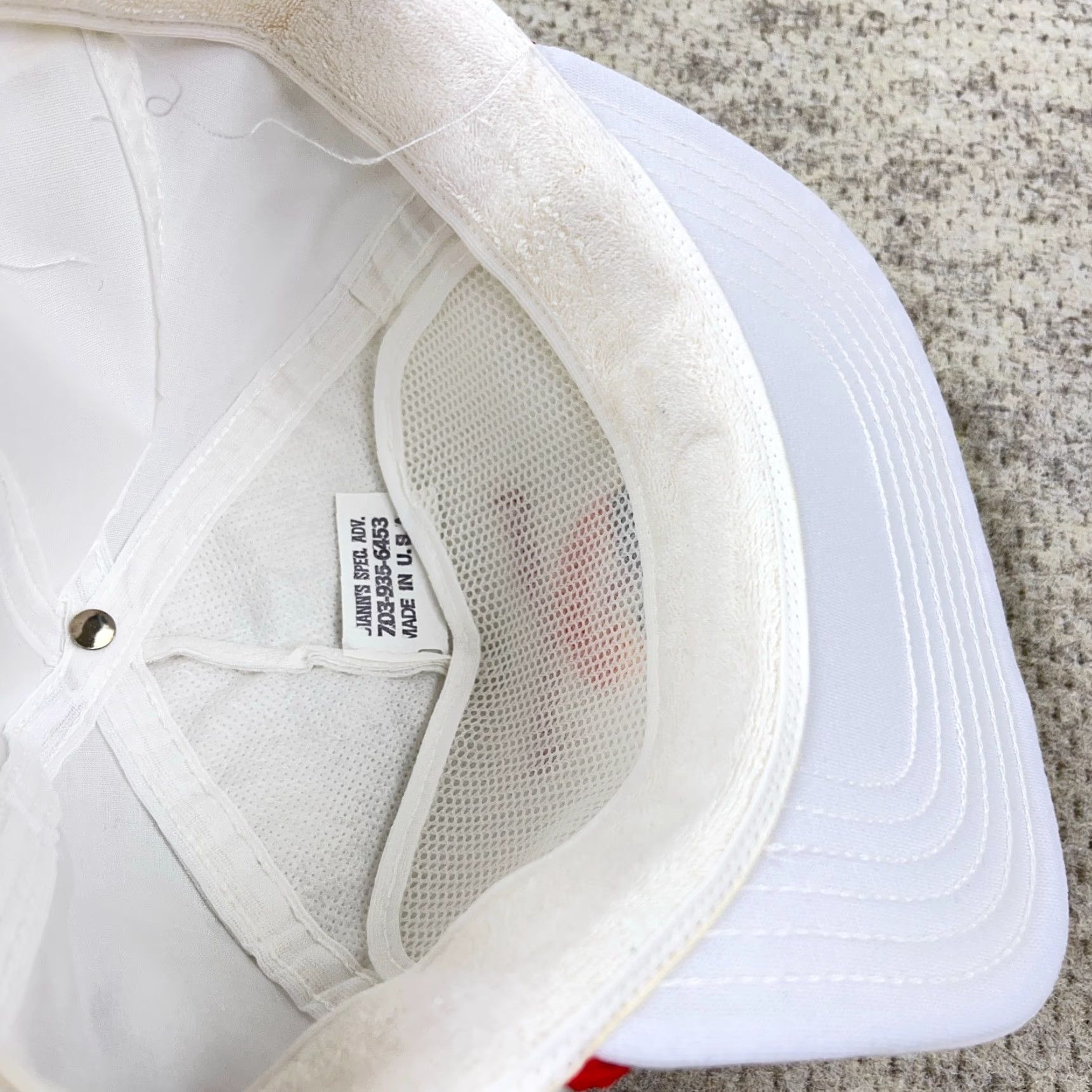 Vintage VINTAGE United Way Trucker Hat Cap Made In USA 90s White Red Rope Snapback Mens Size ONE SIZE - 7 Thumbnail