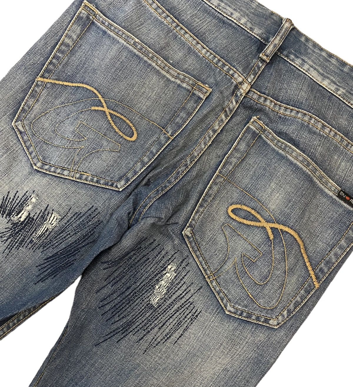 Energie Distressed Denim Energie Punk Style Jeans Size US 30 / EU 46 - 5 Thumbnail