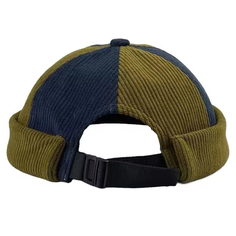 Japanese Brand Corduroy Brimless Melon Hat Size ONE SIZE - 2 Thumbnail