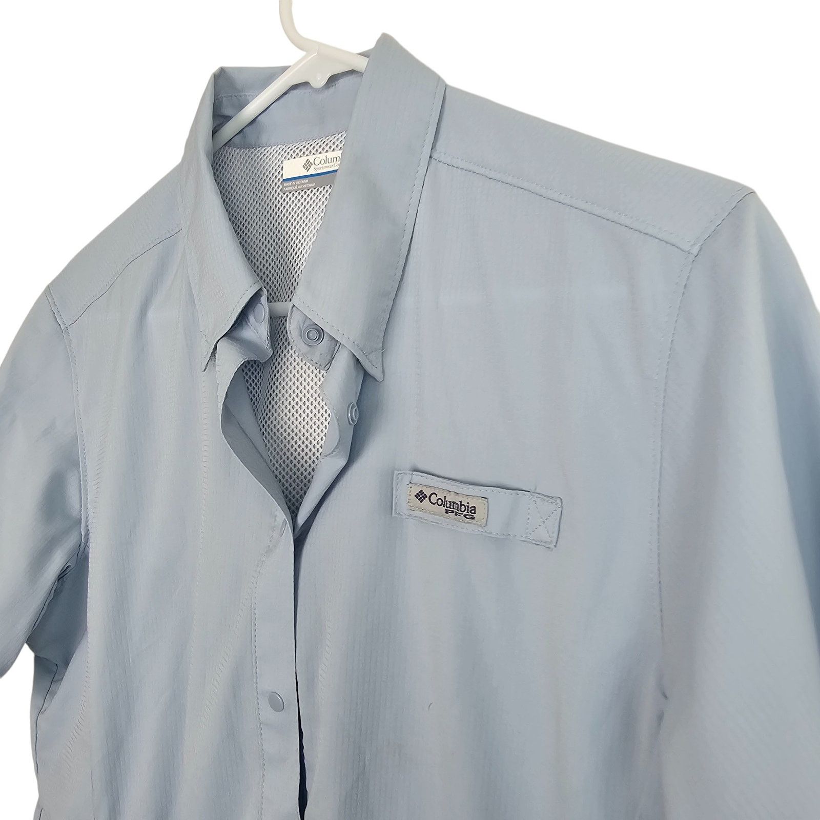 Columbia Columbia PFG Womens Vented Fishing Shirt Sz L Gorpcore Snap Size L / US 10 / IT 46 - 5 Thumbnail