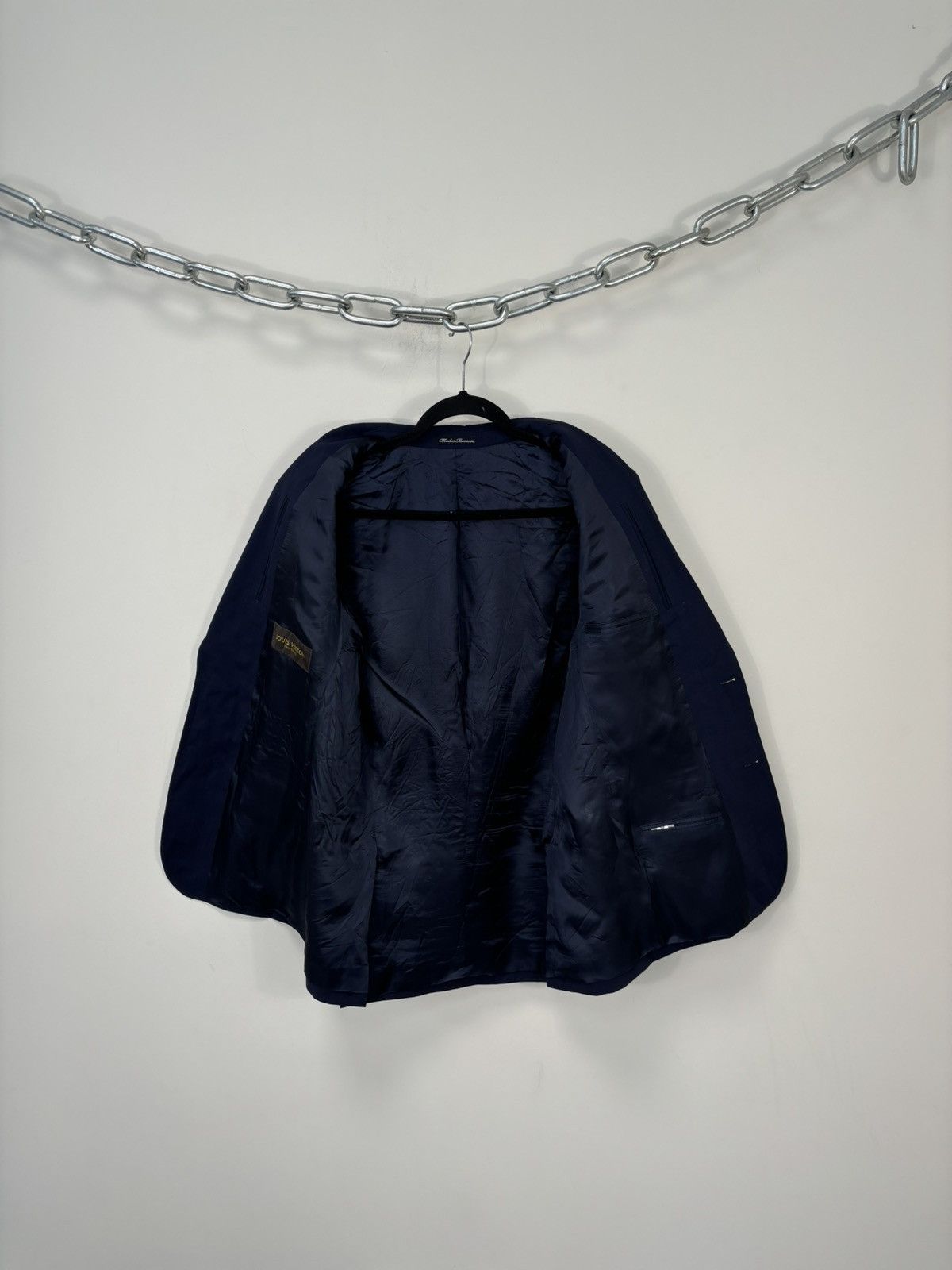 Louis Vuitton Louis Vuitton Uniform Navy Classic Luxury Wool Blazer Size 40R - 2 Thumbnail