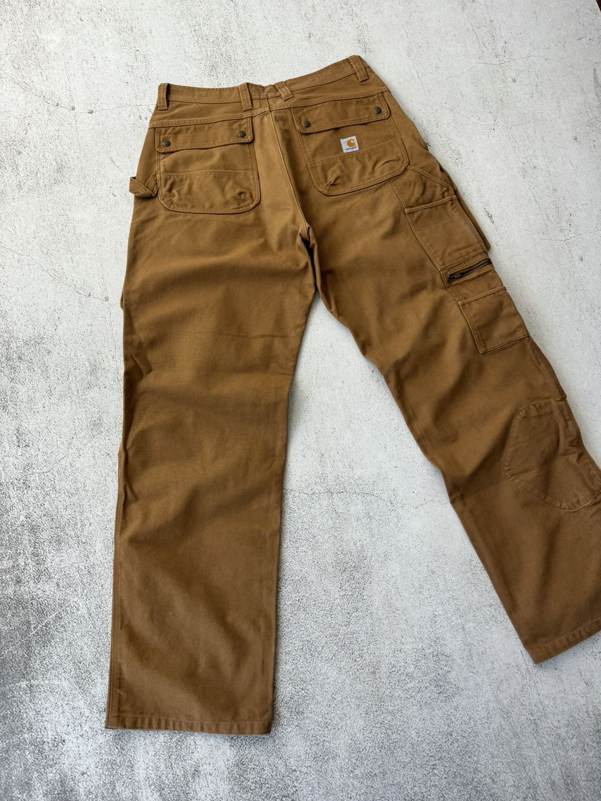 Carhartt × Vintage Carhartt Double Knee Cargo Pocket Work Pants Size US 36 / EU 52 - 3 Thumbnail