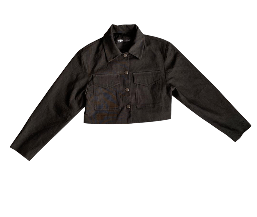 Zara Zara Cropper Jacket Size S / US 4 / IT 40 - 1 Thumbnail