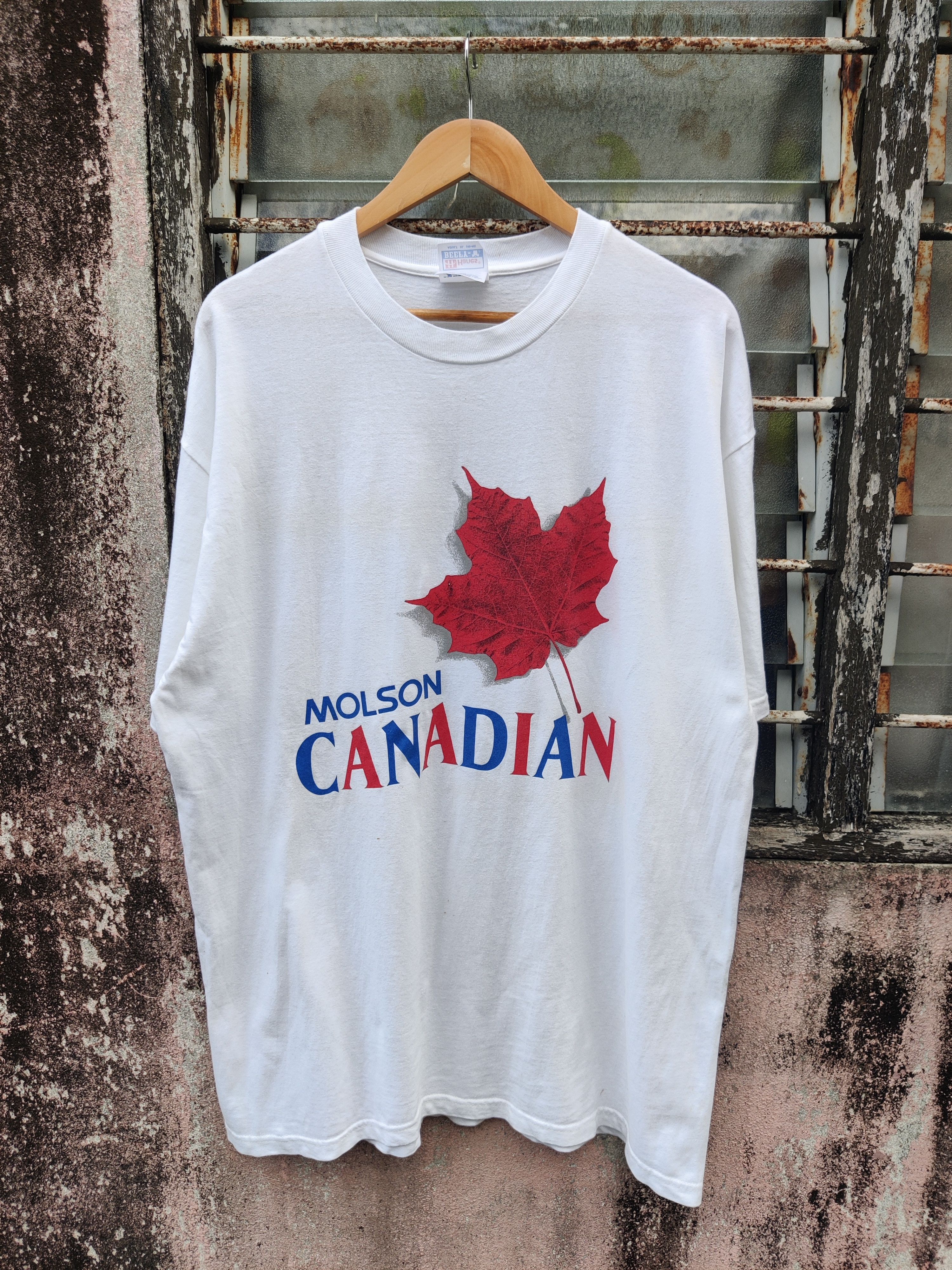 Japanese Brand Vintage 90's Molson Canadian Booze And Beef Promo Shirt Size US XL / EU 56 / 4 - 2 Thumbnail