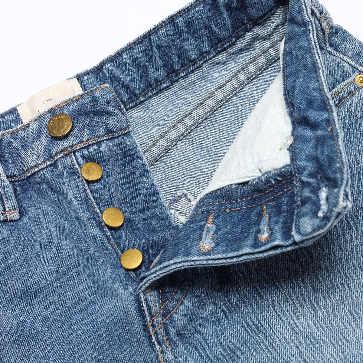 Sezane Sezane Paris Denim Shorts Jeans Blue Size 25" / US 0 / IT 36 - 13 Thumbnail