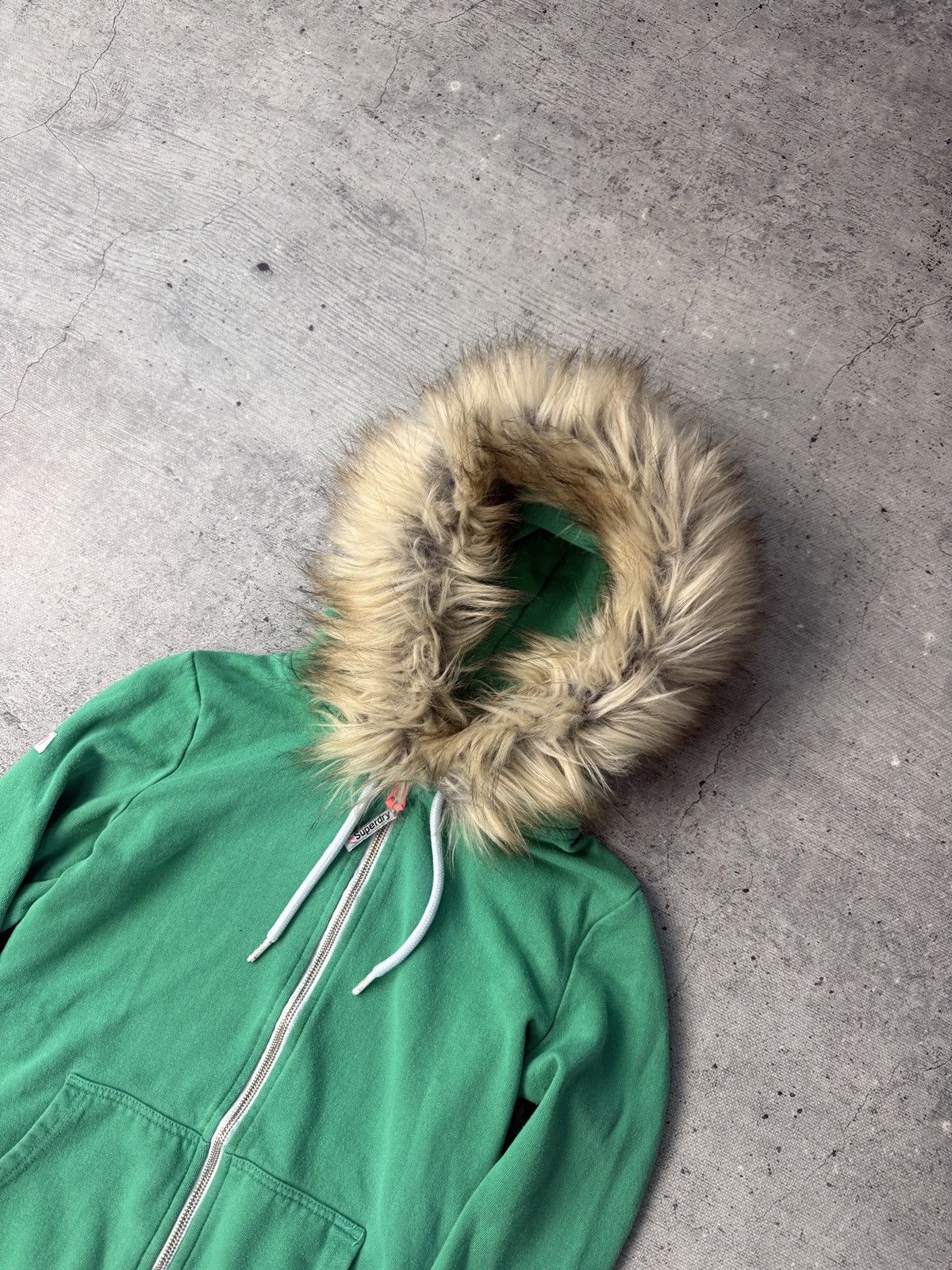 Hysteric Glamour Superdry Faux Fur Zip Hood Playboi ifsixwasnine LGB goa vibe Size US S / EU 44-46 / 1 - 3 Thumbnail