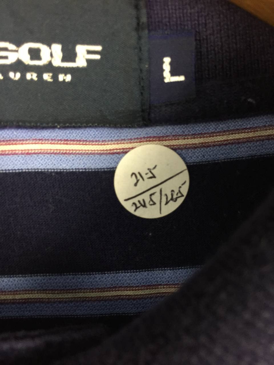 Ralph Lauren Vtg Ralph Lauren Polo Golf Preppy Sportswear Stripe Polo Tee Size US L / EU 52-54 / 3 - 14 Thumbnail