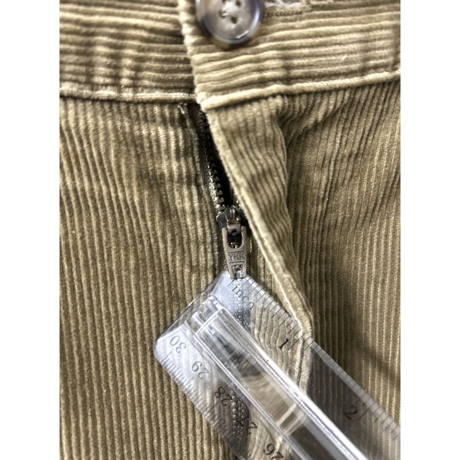 Vintage LL Bean Double L Corduroy Pants Mens 38x32 Brown Pleated Cuffed Natural Fit Size US 38 / EU 54 - 5 Thumbnail