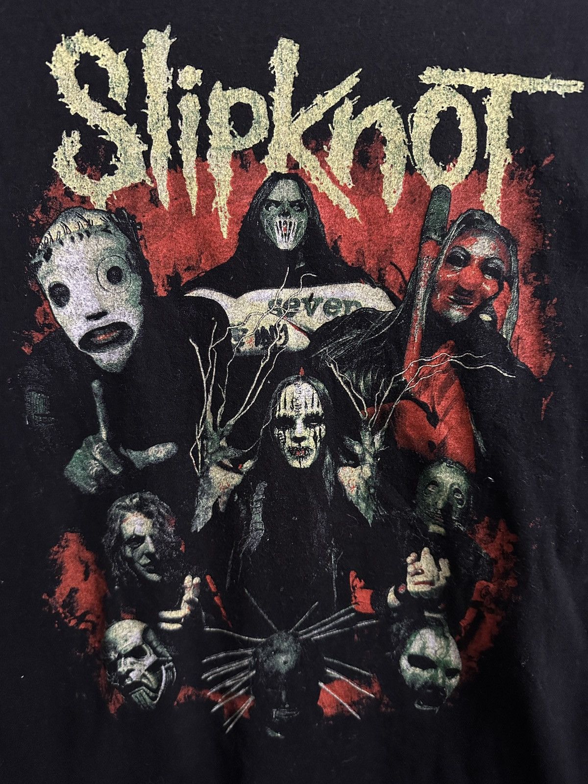 Band Tees Rare T-Shirt Slipknot Rock Y2K Style. Size US L / EU 52-54 / 3 - 3 Thumbnail