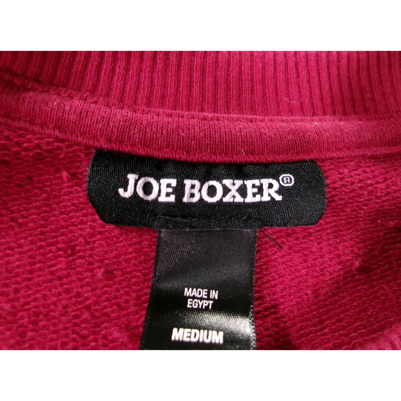 Joe Boxer VINTAGE Joe Boxer Sweatshirt Womens M Burgundy So Bossy Pullover Crewneck Raglan Cuffs Letters Logo 90s Mens Womens Size M / US 6-8 / IT 42-44 - 6 Thumbnail