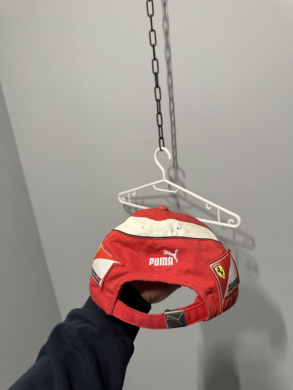 Japanese Brand Vintage Racing Cap Puma Ferrari Marlboro Schumacher F1 Size ONE SIZE - 5 Thumbnail