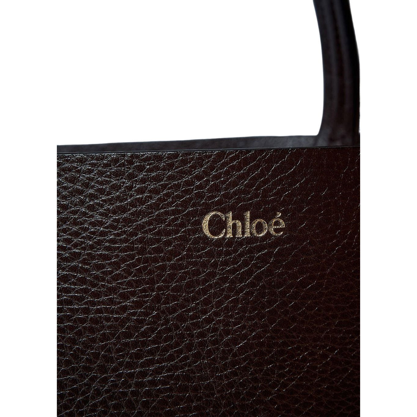 Chloe Chloe Spin Brown Leather Tote Bag New & Authentic Size ONE SIZE - 3 Thumbnail