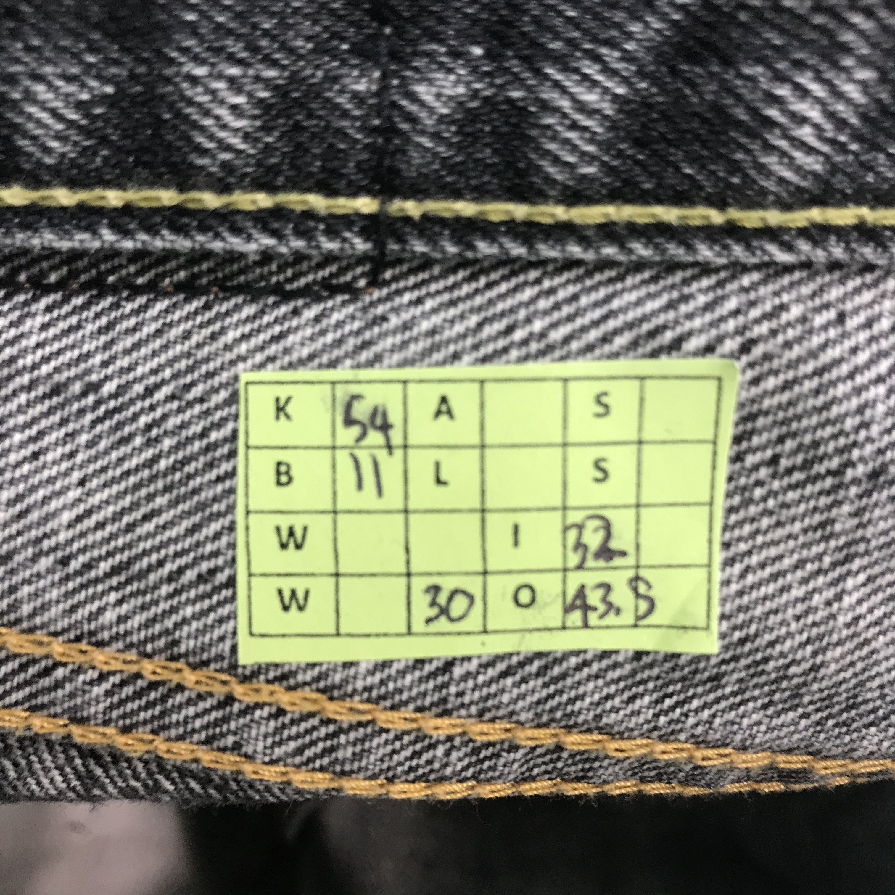 Japanese Brand Flare Japanese Uniqlo Distressed Denim black pants K54B11 Size US 30 / EU 46 - 16 Thumbnail