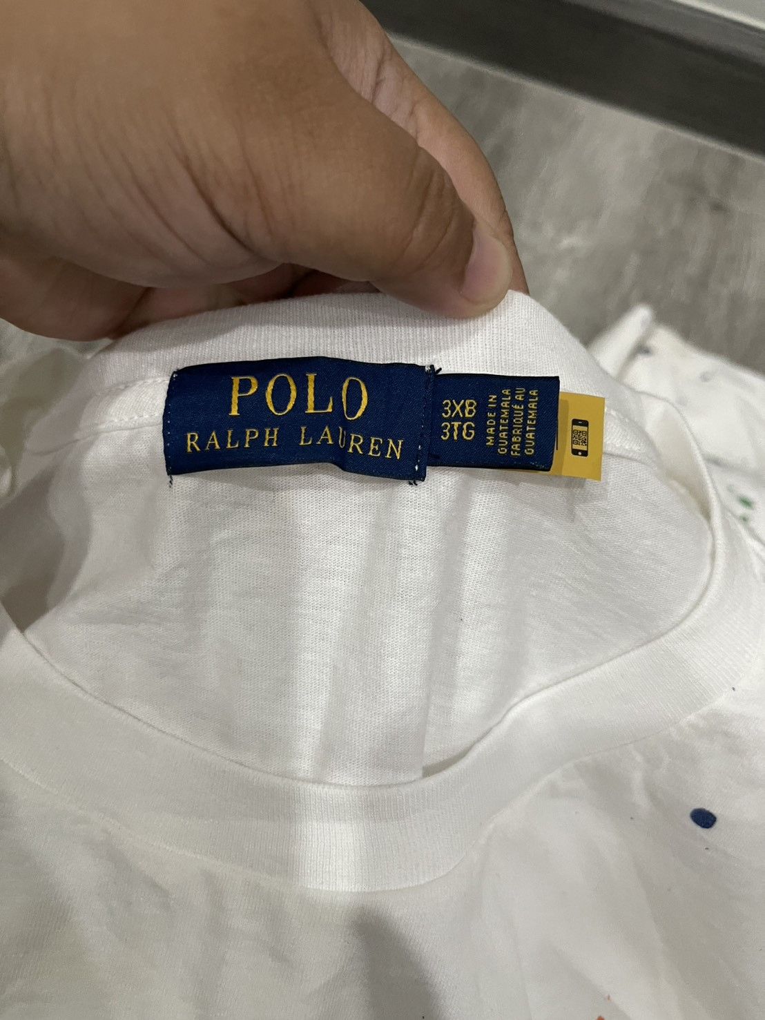 Polo Ralph Lauren Polo Ralph Lauren " Paint Splatter" Rainbow Size US XXL / EU 58 / 5 - 4 Thumbnail