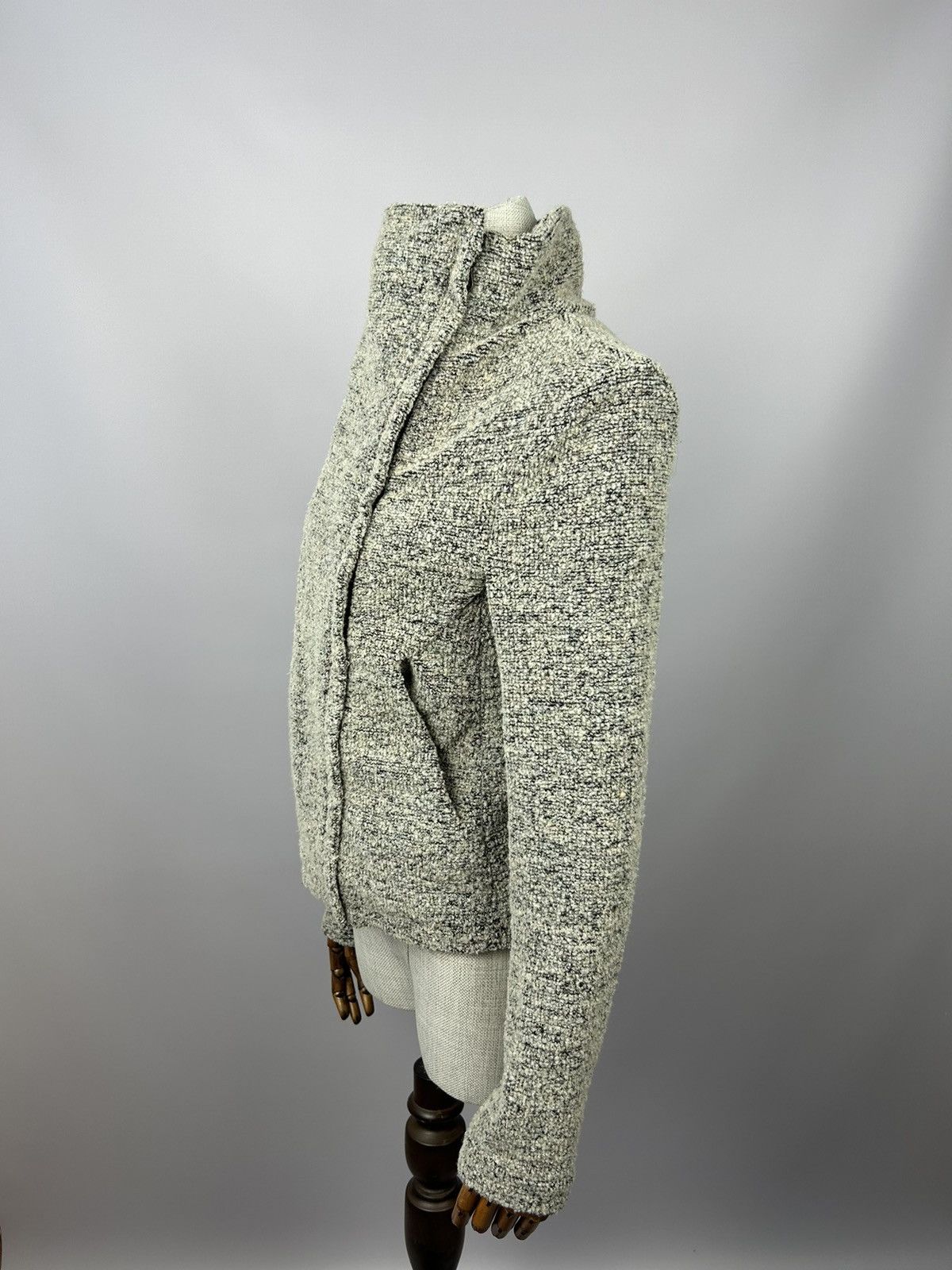 Iro IRO Bessie Coat Full Asymmetrical Zip Cowl Neck Jacket 40 Size M / US 6-8 / IT 42-44 - 9 Thumbnail