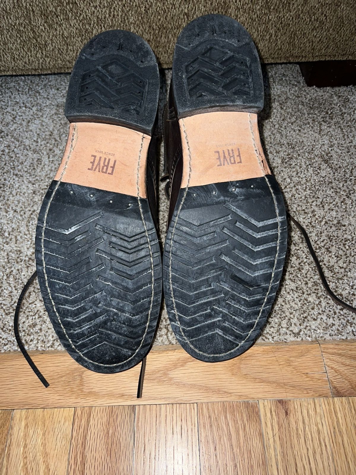 Frye Frye capped toe lace up leather boots Size US 10 / EU 43 - 7 Thumbnail