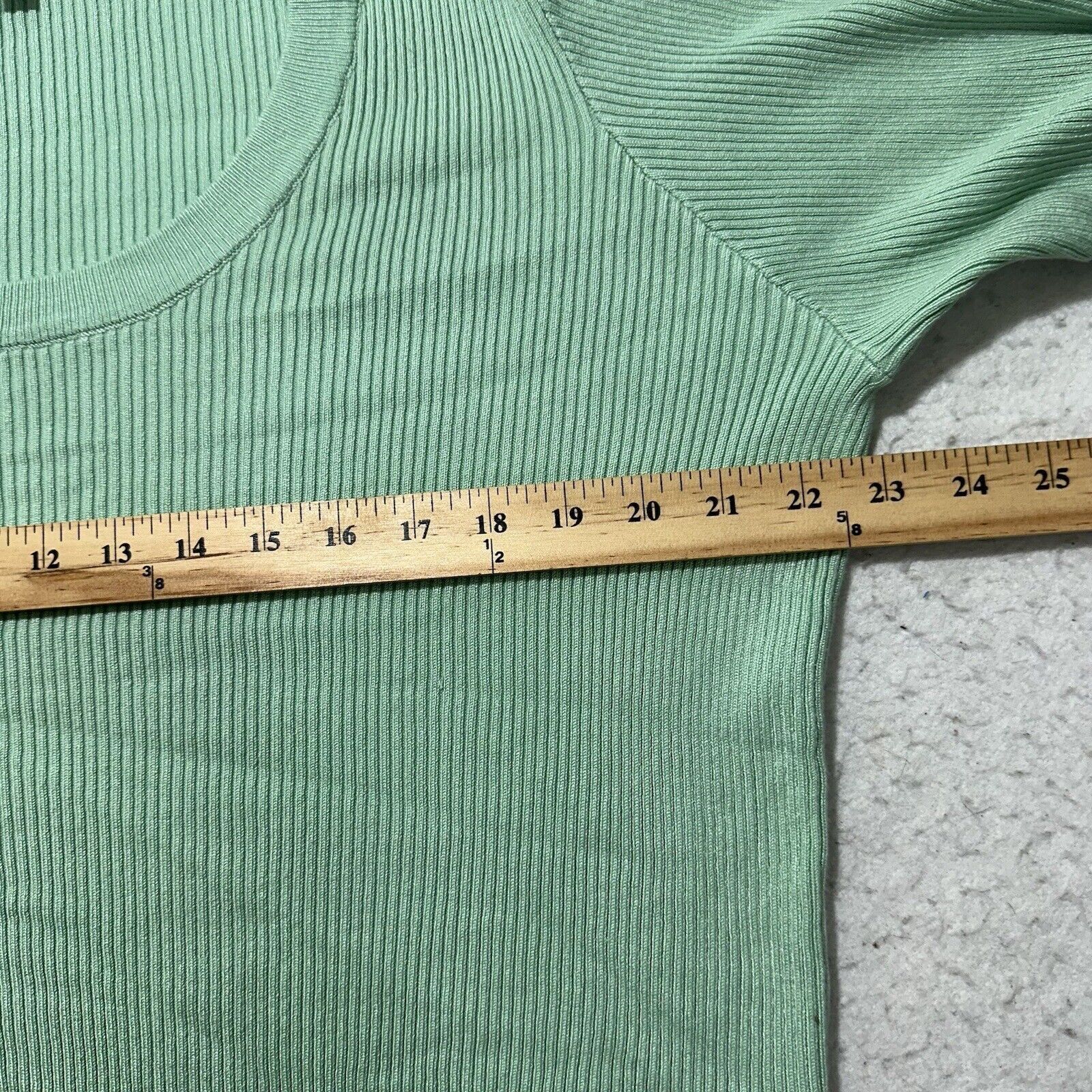 Other Ophelia Roe 2X Scoop Neck Ribbed Stretch Pullover Sweater Size XXL / US 16-18 / IT 52-54 - 8 Thumbnail