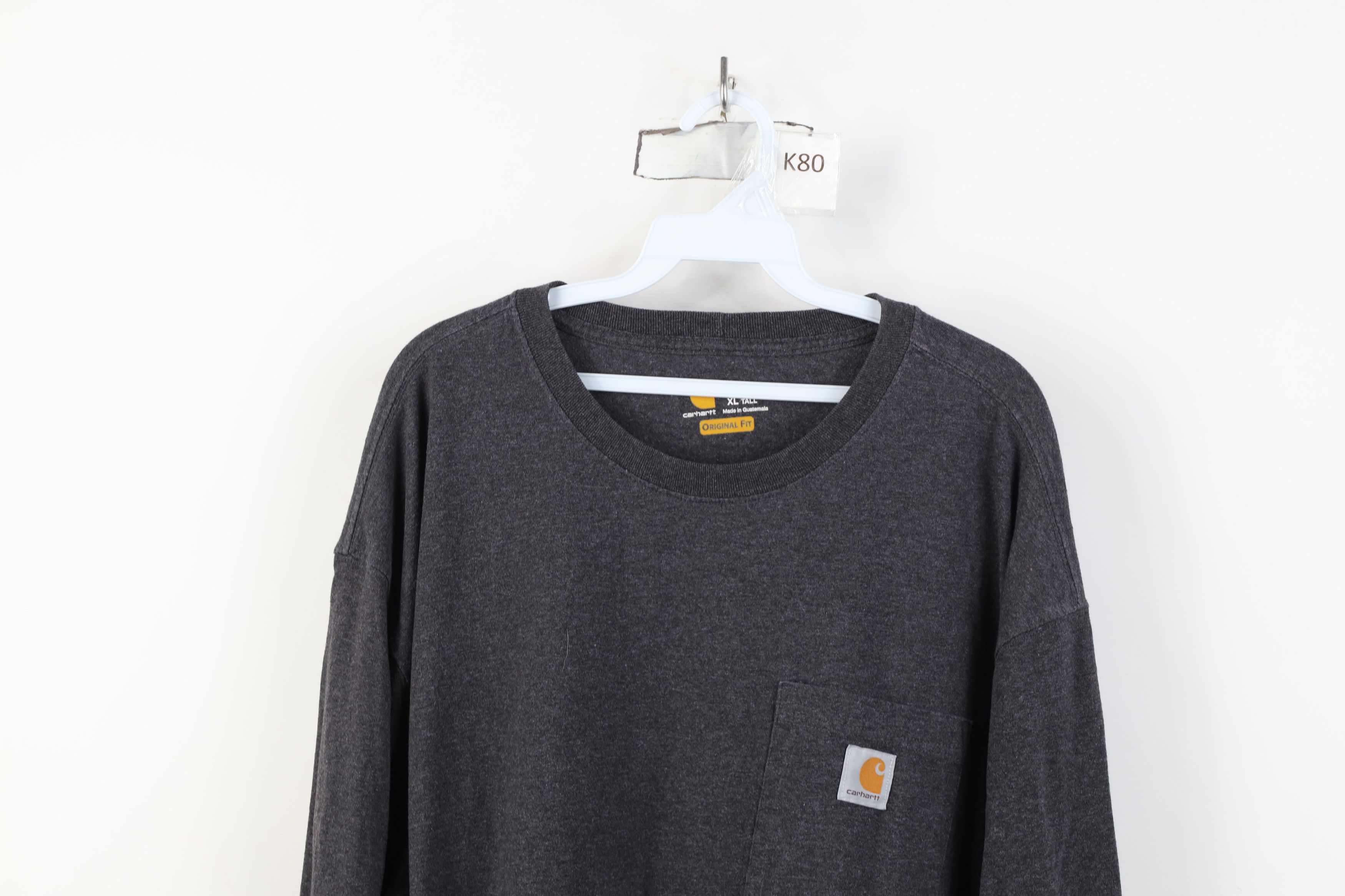 Carhartt Vintage Y2K Carhartt Heavyweight Long Sleeve Pocket T-Shirt Size US XL / EU 56 / 4 - 2 Thumbnail