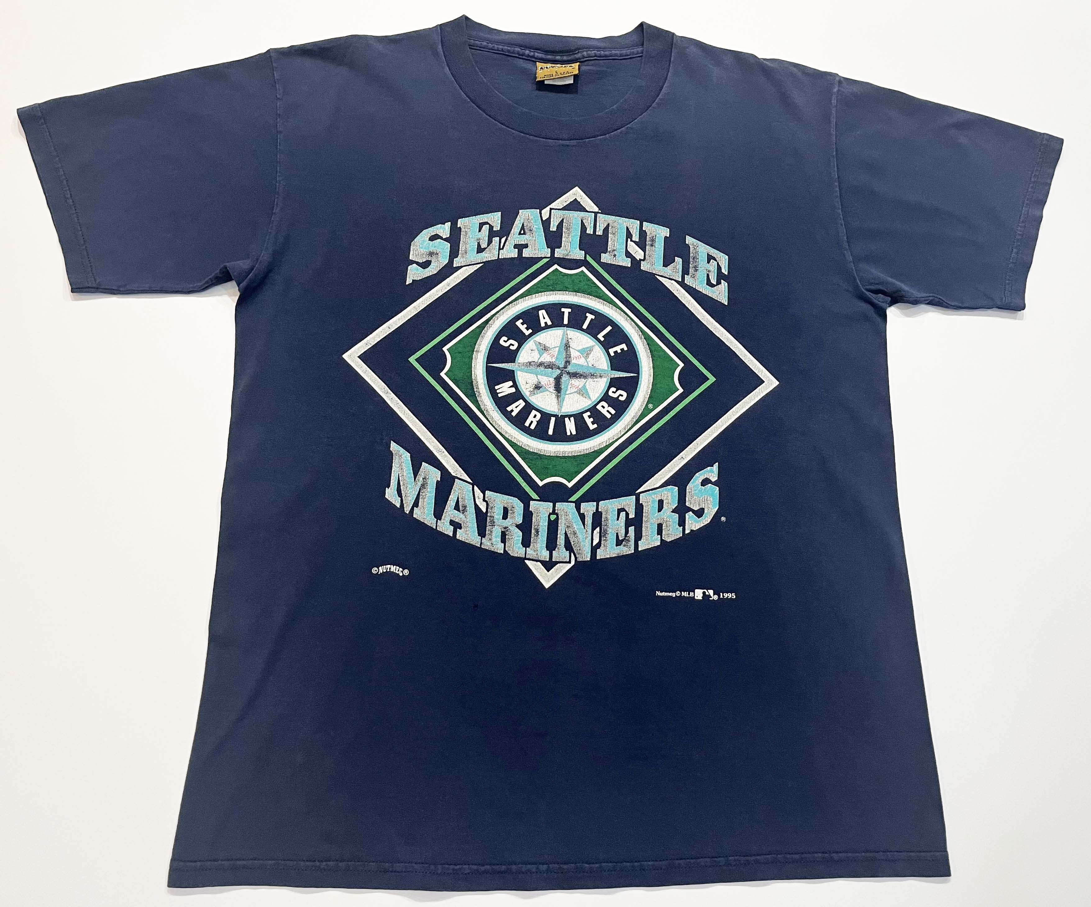 Nutmeg Vintage Nutmeg 1995 MLB Seattle Mariners Baseball T-Shirt Size US L / EU 52-54 / 3 - 1 Thumbnail