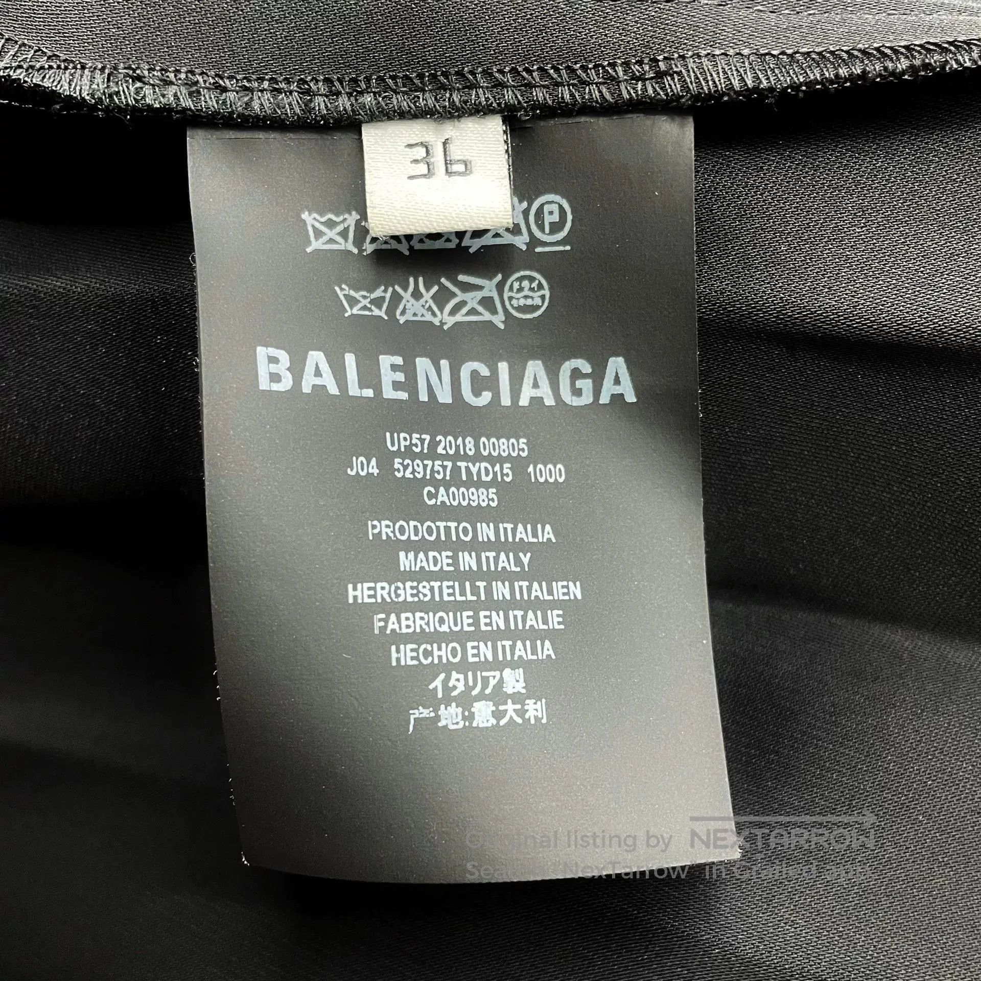 Balenciaga Balenciaga Black Pleated Skirt. Size 35" - 7 Thumbnail
