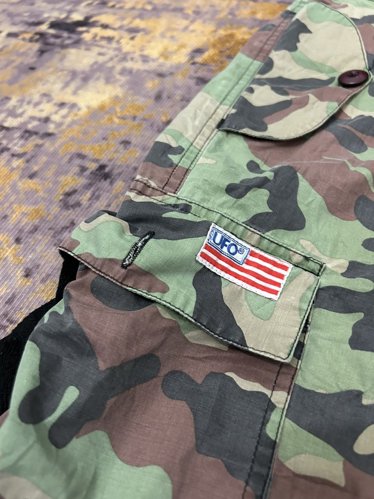 Japanese Brand Vintage Ufo Parachute Cargo Army Pants Size US 30 / EU 46 - 8 Thumbnail