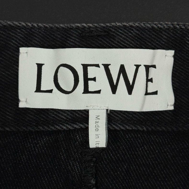 Loewe LOEWE Wash black classic big logo jeans Size 24" / US 00 / IT 34 - 5 Thumbnail