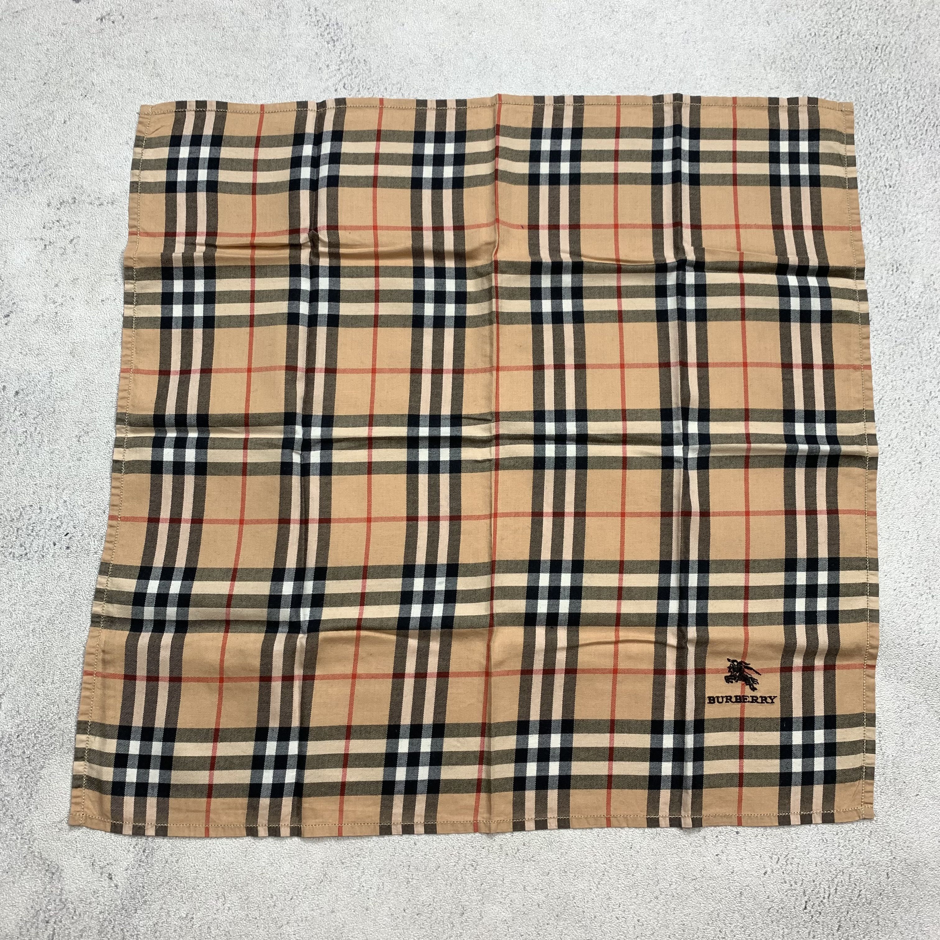 Burberry Burberry Novacheck Handkerchief Neckerchief Bandana Scarf Size ONE SIZE - 2 Thumbnail