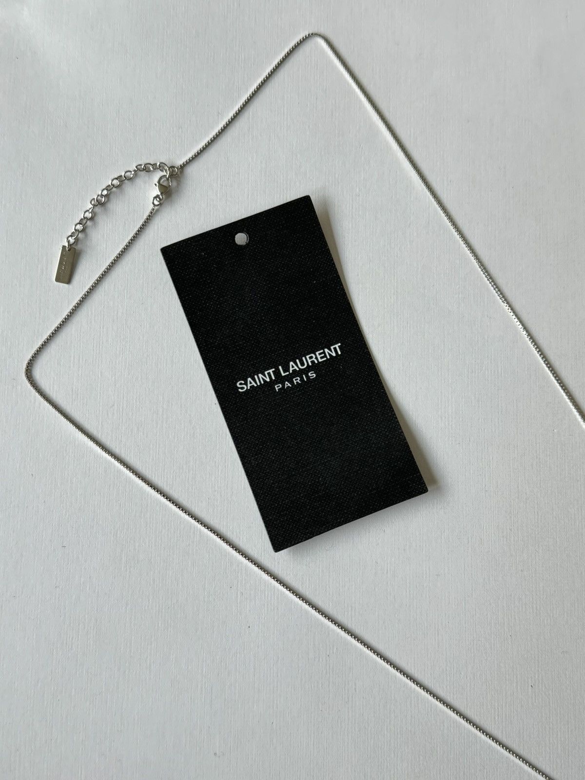 Saint Laurent Paris Saint Laurent Paris Silver Link Adjustable Chain/Necklace Size ONE SIZE - 3 Thumbnail