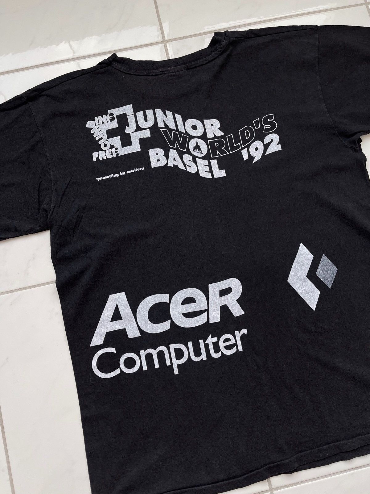 Band Tees × Hanes × Vintage Vintage 90’s Snickers Tee Acer Computer Tee Junior World’s Size US XL / EU 56 / 4 - 5 Thumbnail