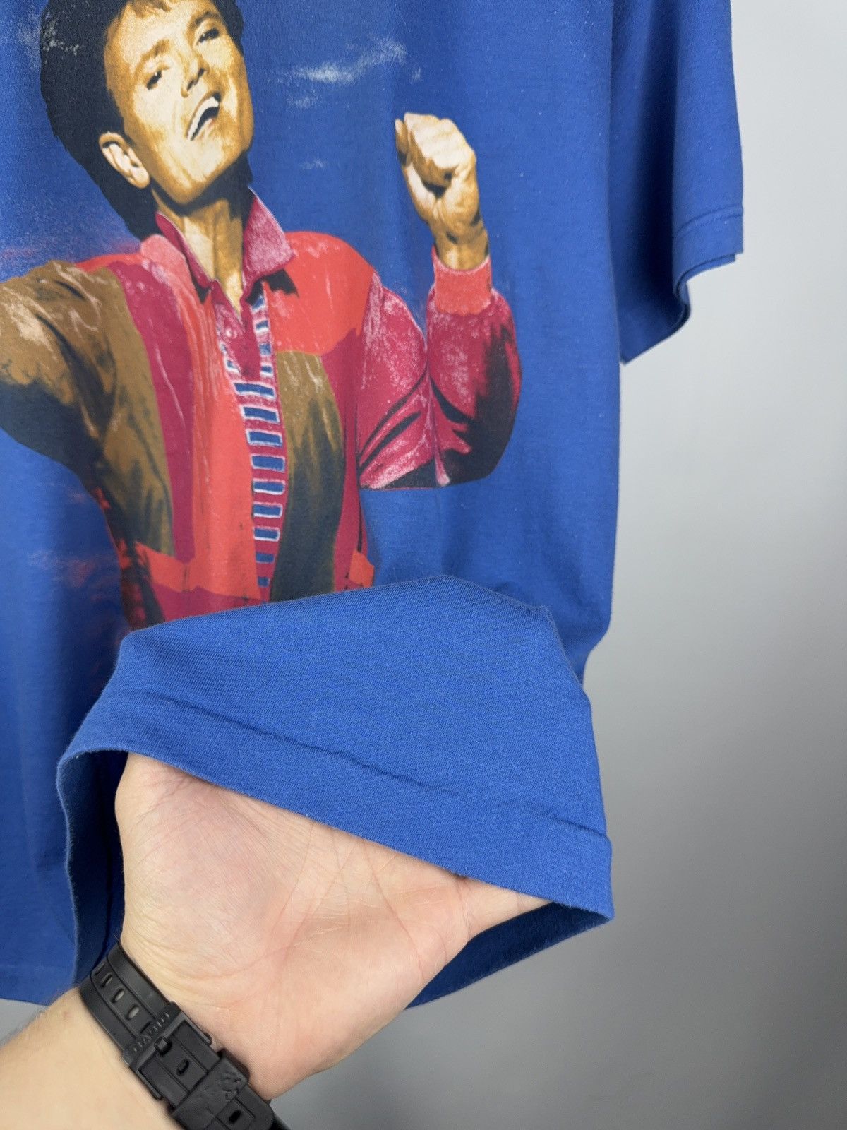 Band Tees Cliff Richard Access All Areas Tour Tee 90s UK Pop Vintage Size US M / EU 48-50 / 2 - 3 Thumbnail