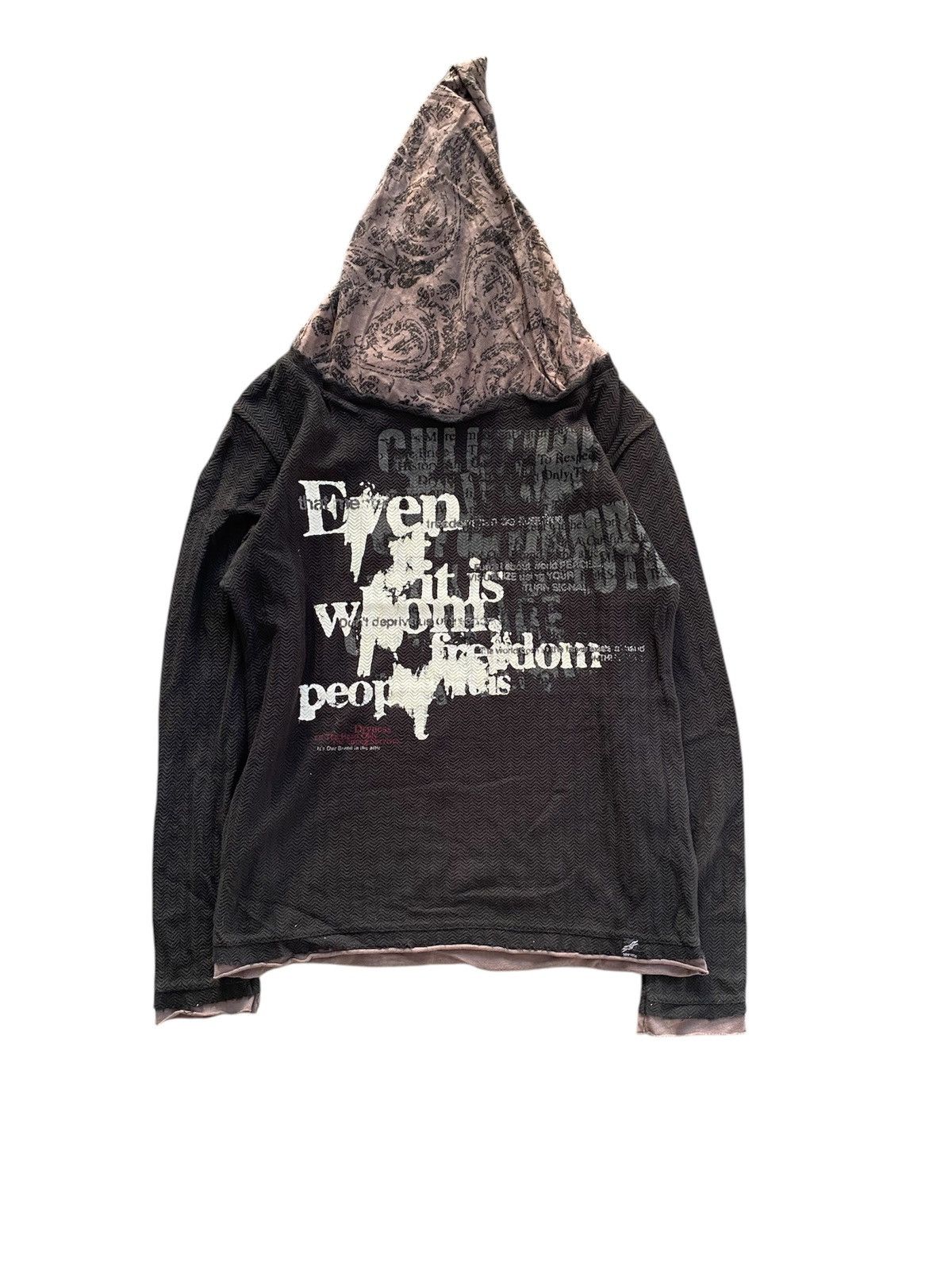 In The Attic Ninja twist herringbone hoodie undercover Size US M / EU 48-50 / 2 - 1 Thumbnail