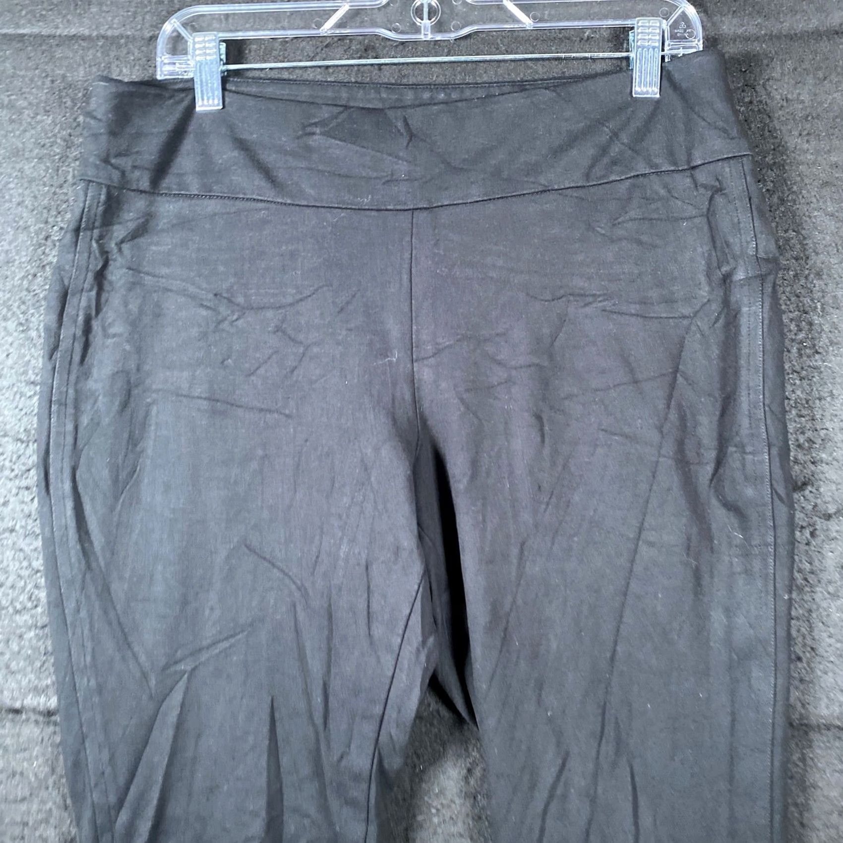 Express Express Womens Pants Black Pull On High Rise Skinny Ankle Stretch Large Size 36" / US 14 / IT 50 - 2 Thumbnail