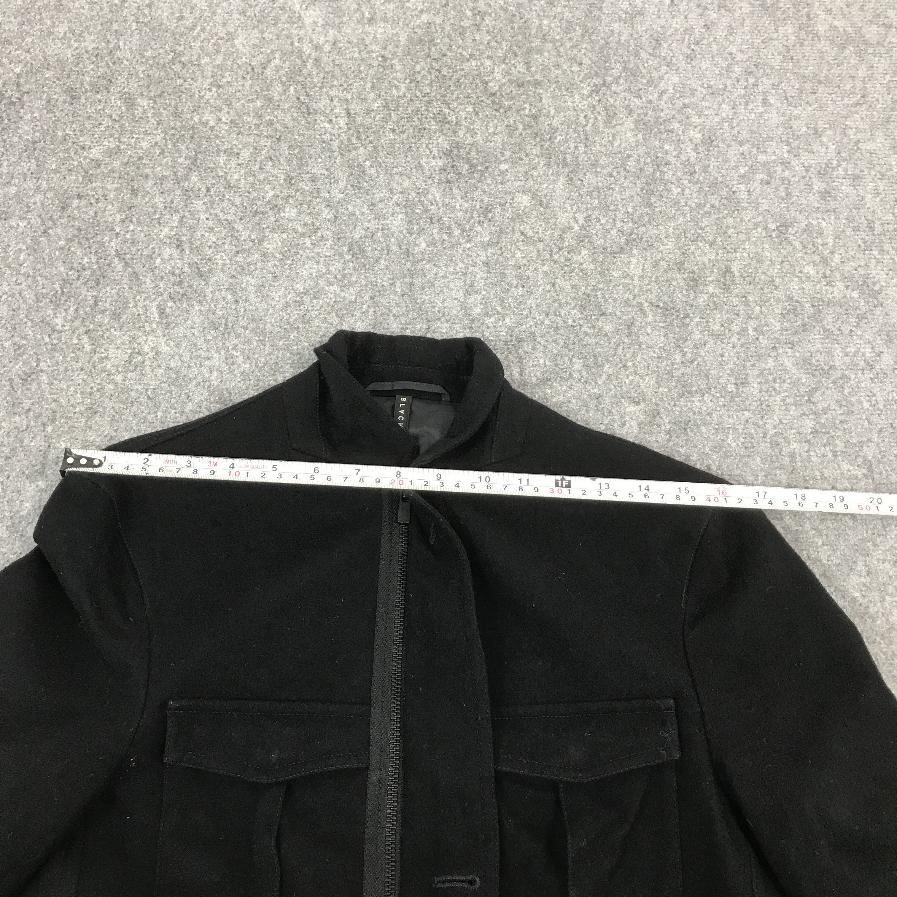 Black Barrett × Japanese Brand × Neil Barrett Black Barrett by Nile Barrett Wool zipper jacket Size US S / EU 44-46 / 1 - 8 Thumbnail