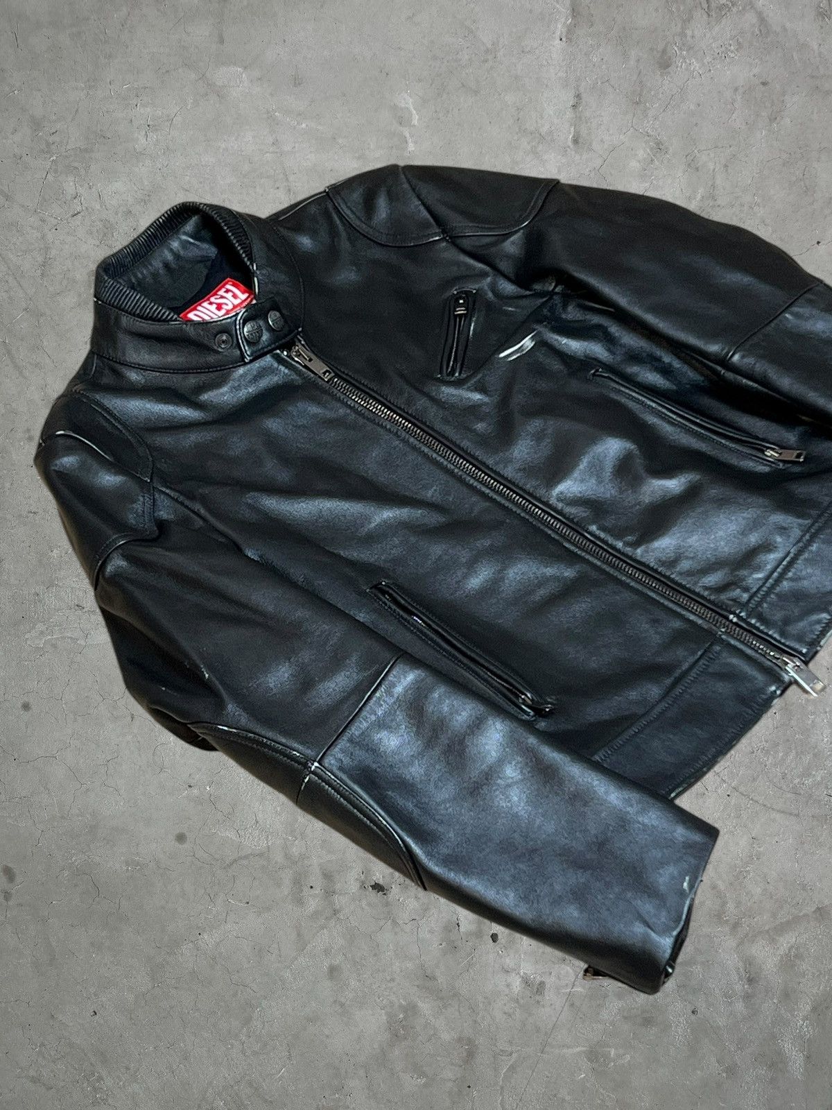 Diesel Diesel Leather Jacket Size US S / EU 44-46 / 1 - 5 Thumbnail