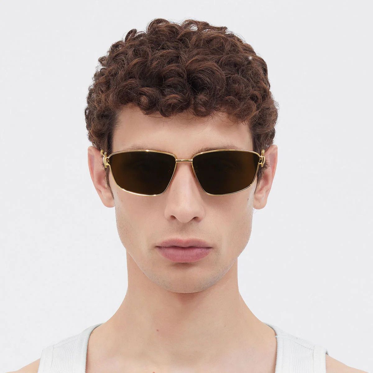 Bottega Veneta BOTTEGA VENETA Turn green square metal sunglasses BV1185S Size ONE SIZE - 2 Thumbnail