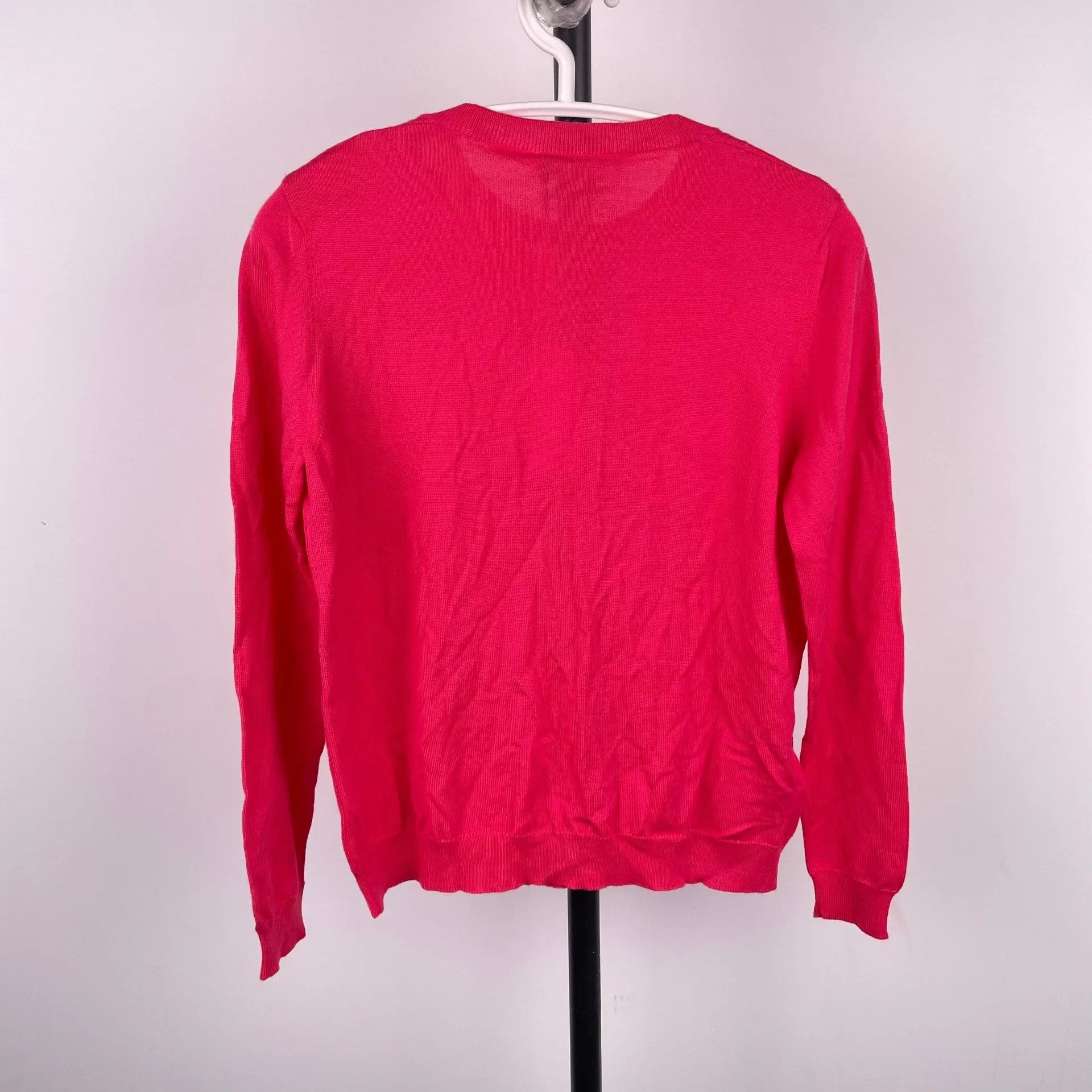 Miu Miu MIU MIU Red Long Sleeve Cardigan Size XS / US 0-2 / IT 36-38 - 2 Thumbnail