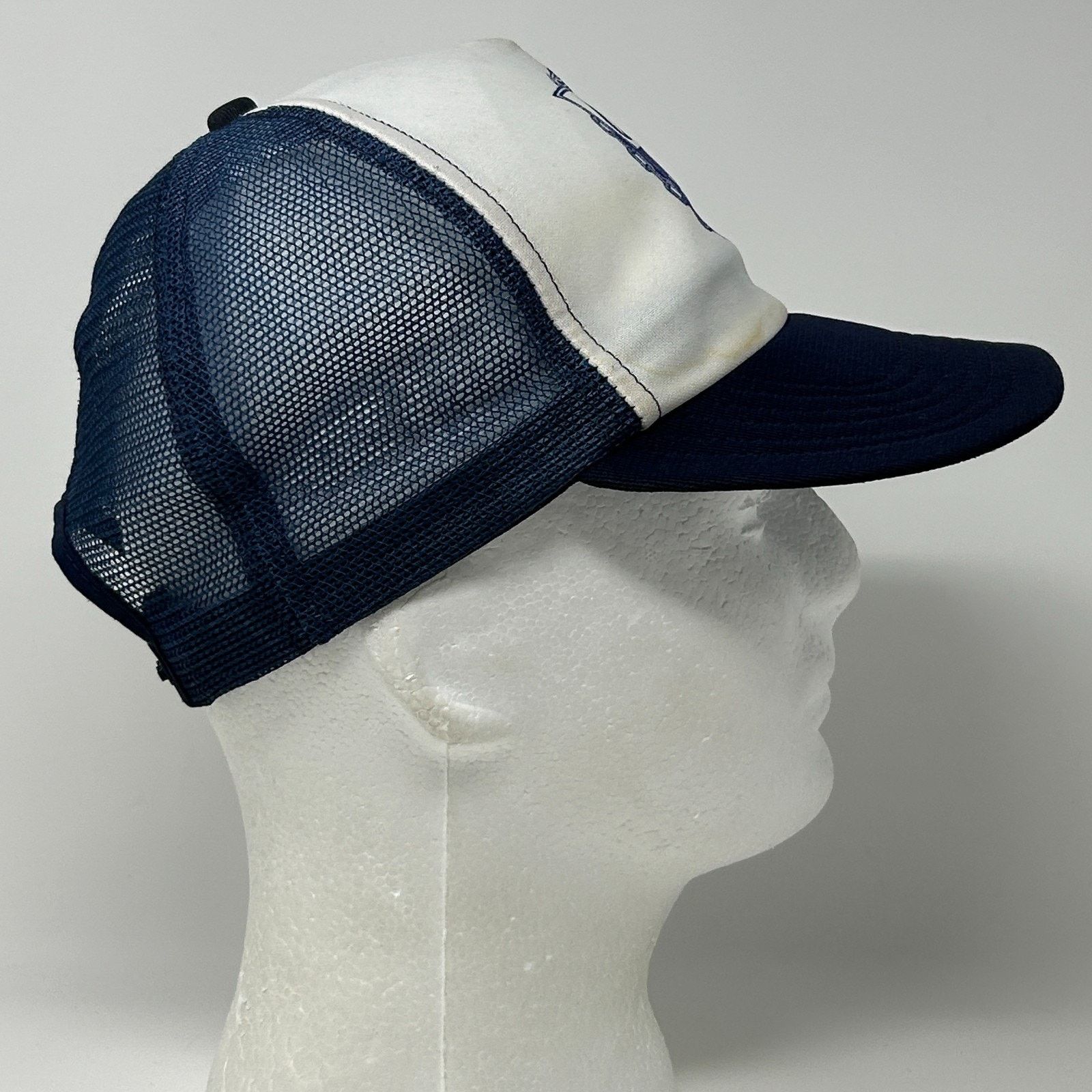 Vintage Vintage 80s CWA Communications Workers Trucker Hat Cap Blue Size ONE SIZE - 10 Thumbnail