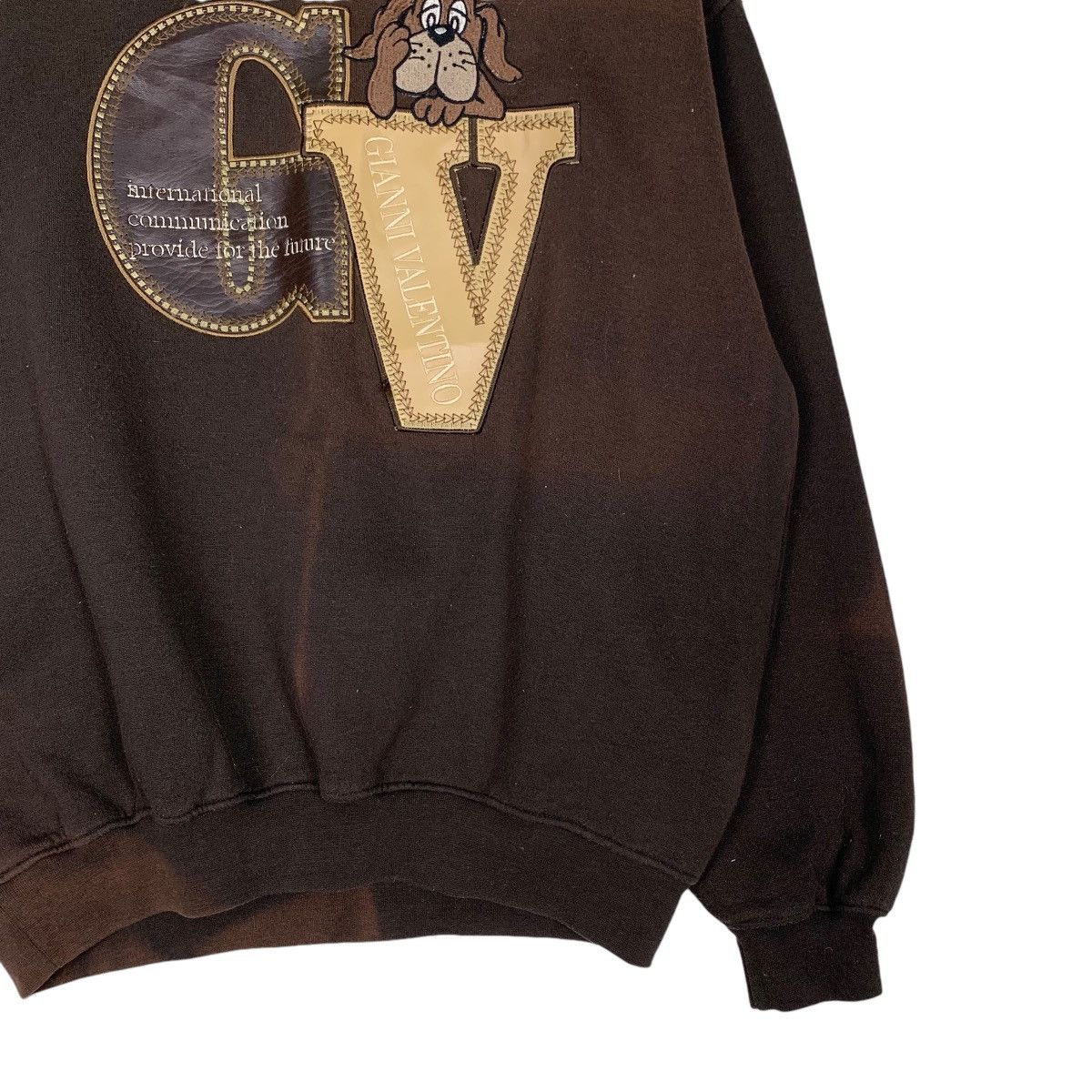 Gianni Valentino GIANNI VALENTINO Embroidery Big Logo Sweatshirt #1247-C56 Size US M / EU 48-50 / 2 - 4 Thumbnail