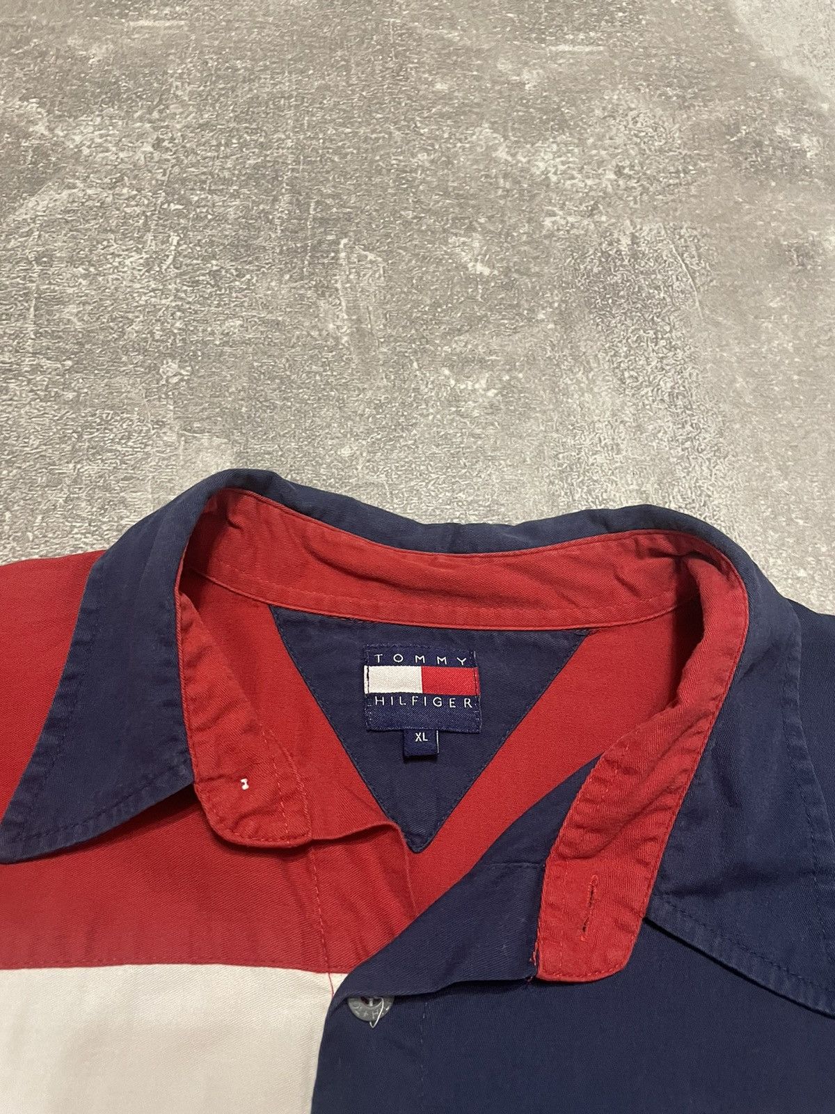 Other Vintage Tommy Hilfiger USA Flag Button Up Shirt Size US XL / EU 56 / 4 - 9 Thumbnail