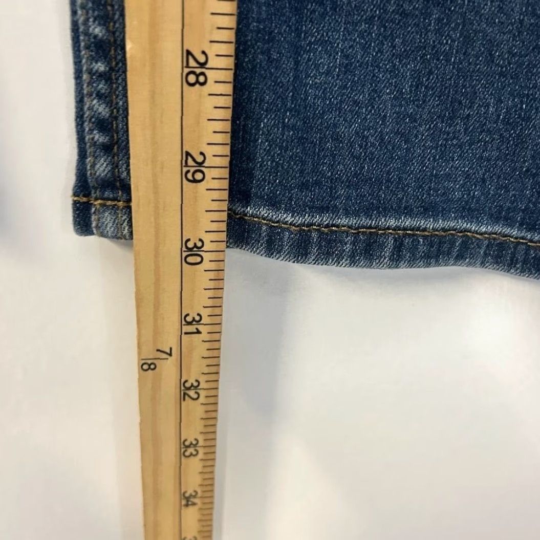 Carhartt Carhartt Jeans Womens 10 Tall Blue Denim 5-Pocket Straight Leg Original Fit Short 30in Inseam Size 32" / US 10 / IT 46 - 6 Thumbnail