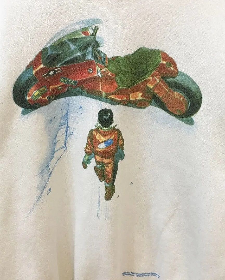 Japanese Brand Japanese Brand × Tultex × Vintage Akira OG Design Sweatshirt Size US L / EU 52-54 / 3 - 3 Thumbnail